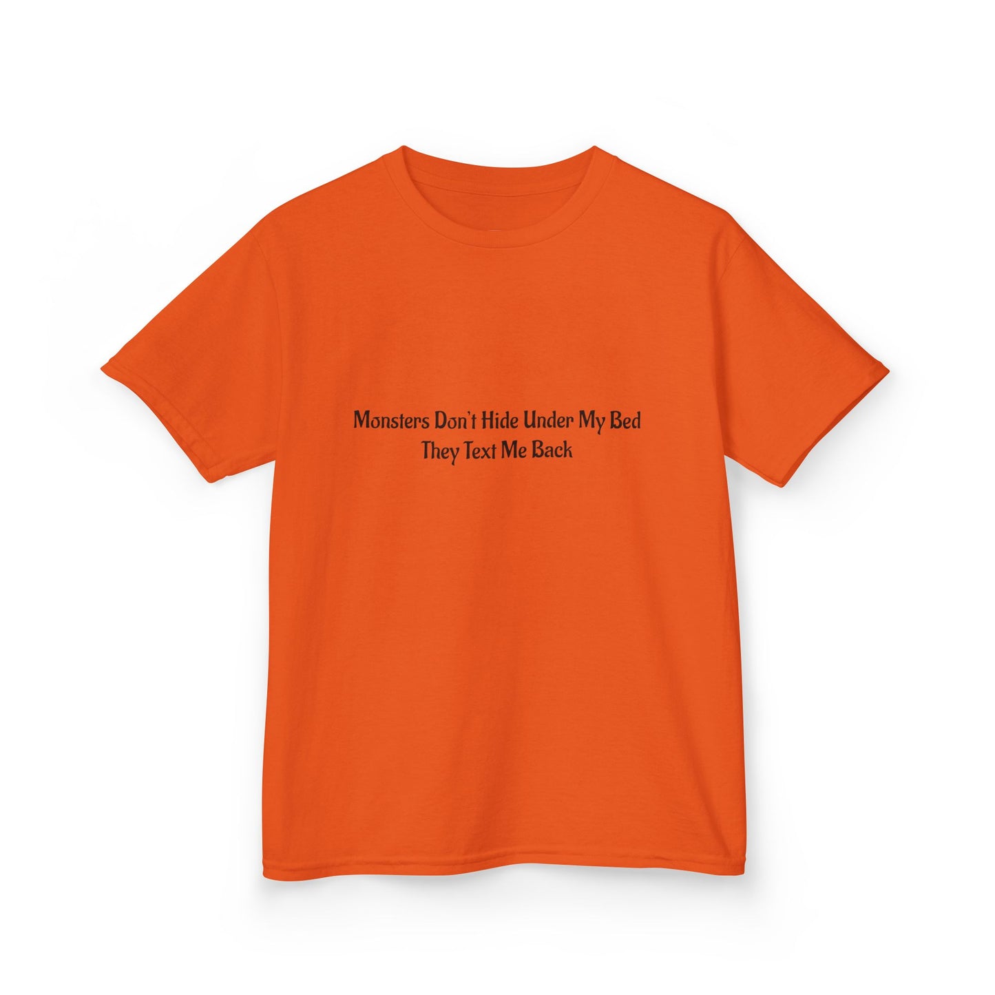 Funny Kids Monster Tee, Kids Heavy Cotton Shirt, Halloween T-Shirt