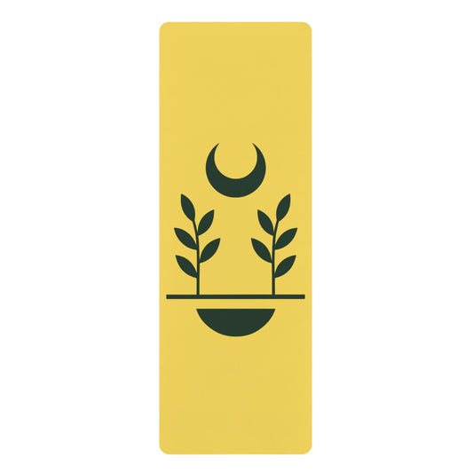 Bohemian Rubber Yoga Mat, Eco-Friendly Fitness Mat, Yoga Accessories, Meditation Mat