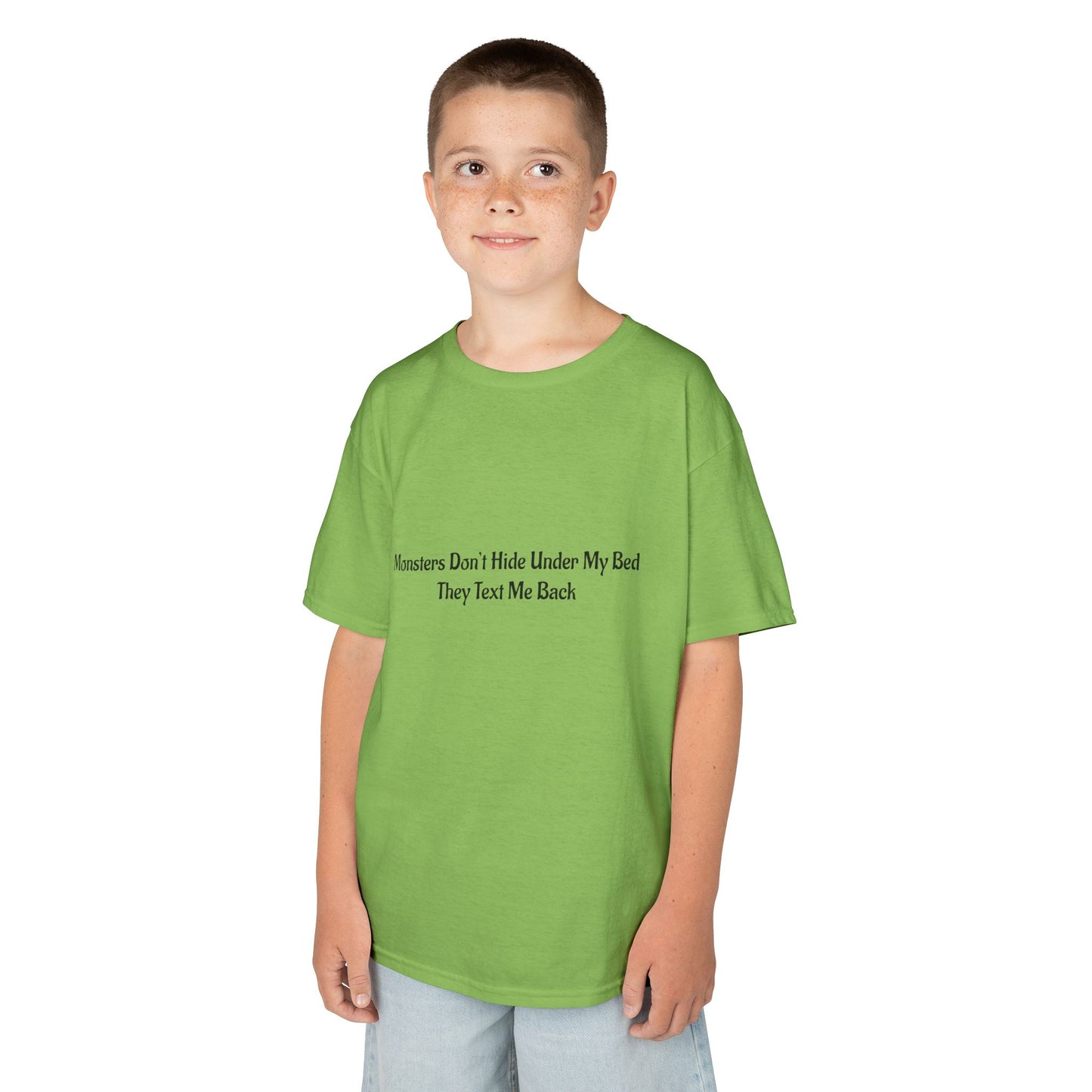 Funny Kids Monster Tee, Kids Heavy Cotton Shirt, Halloween T-Shirt