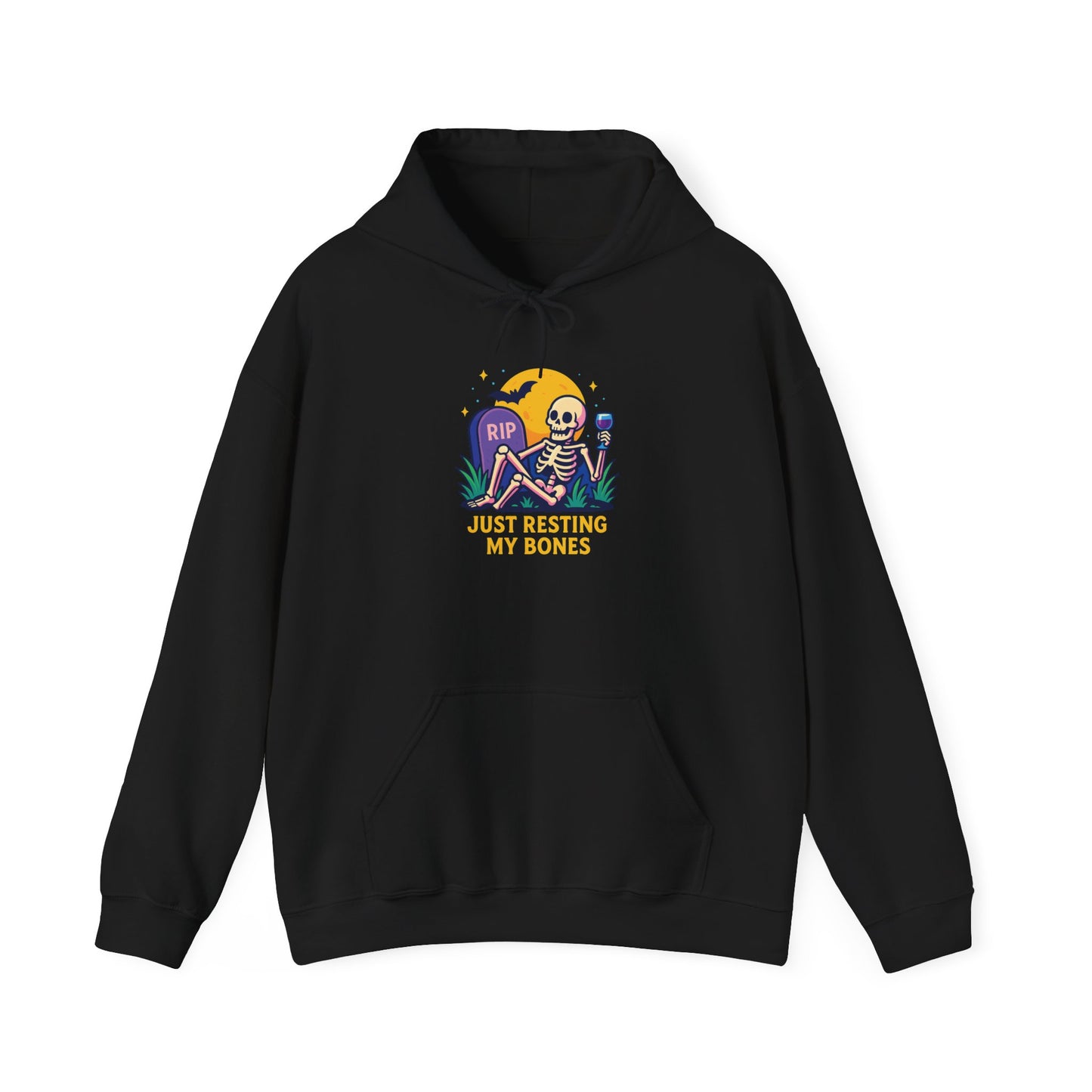 Halloween Skeleton Hoodie, Cozy Unisex Sweatshirt
