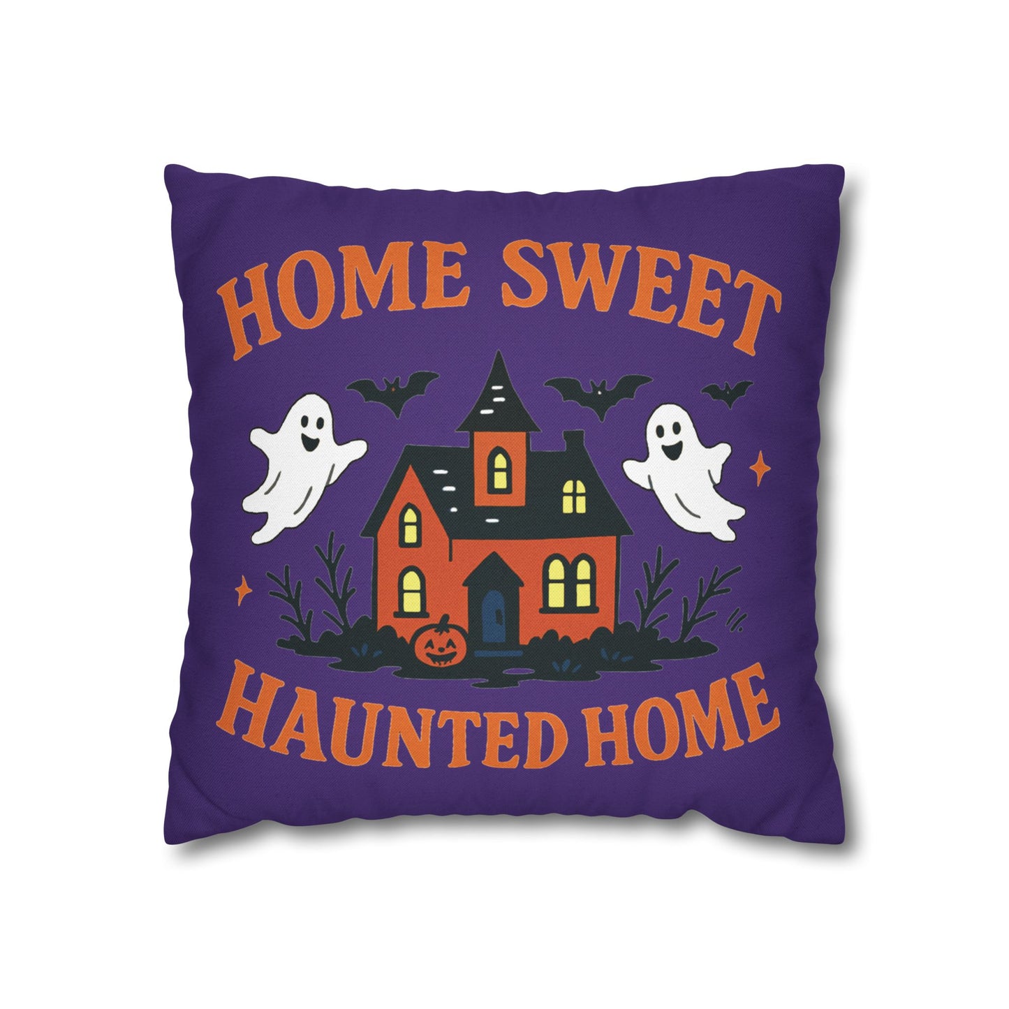 Halloween Cozy Pillowcase, Ghost-Themed Home Decor