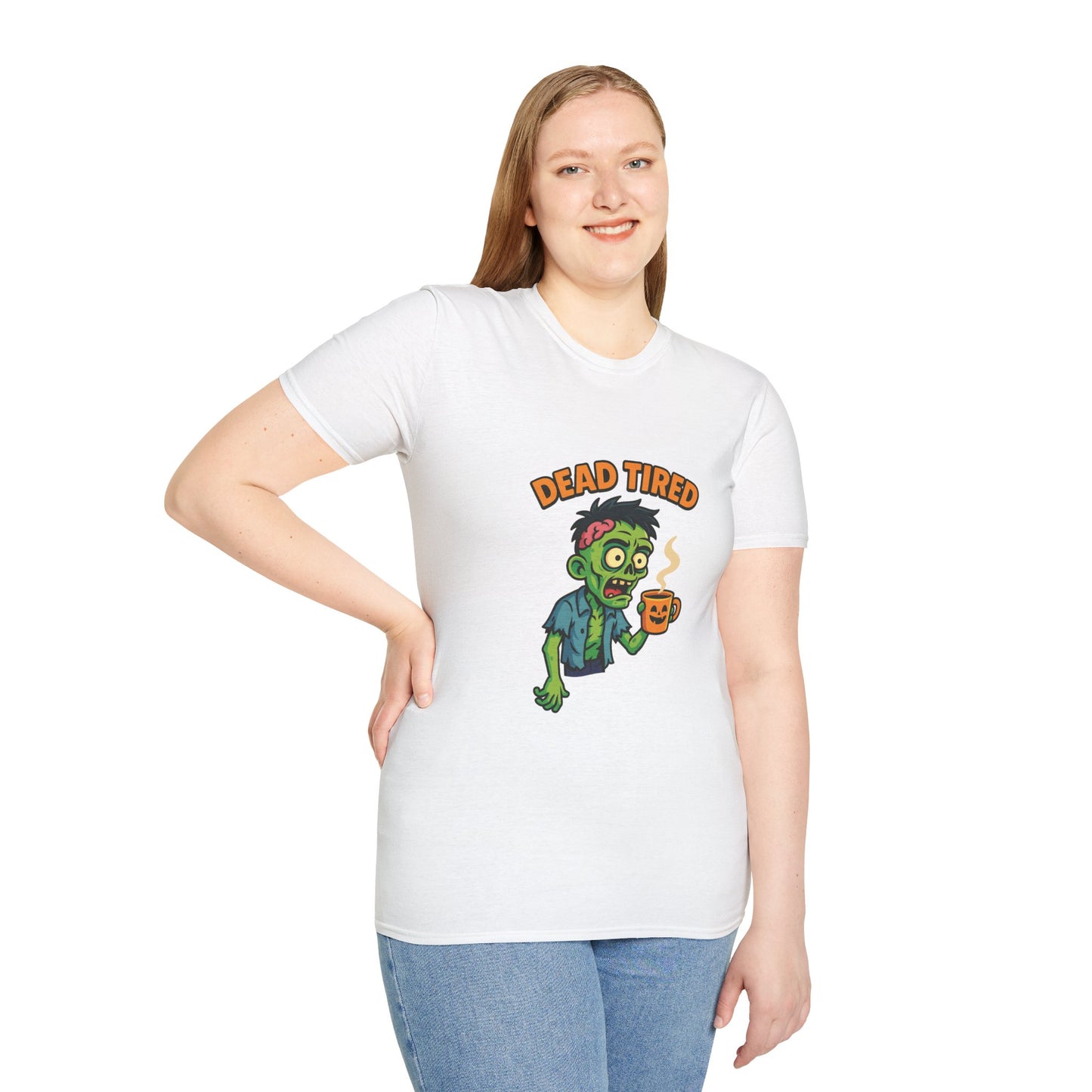 Dead Tired Zombie T-Shirt, Gifts for Halloween