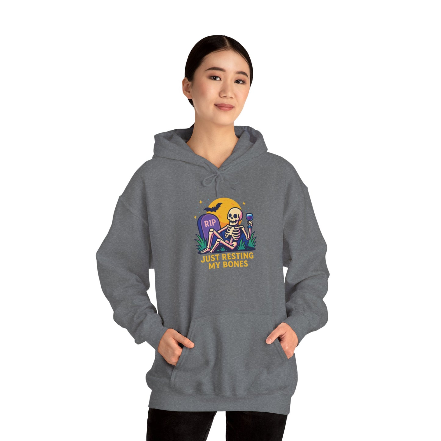 Halloween Skeleton Hoodie, Cozy Unisex Sweatshirt