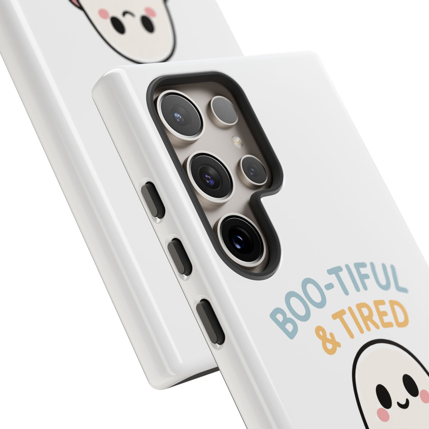 Boo-tiful & Tired Phone Case, Halloween-Themed Design