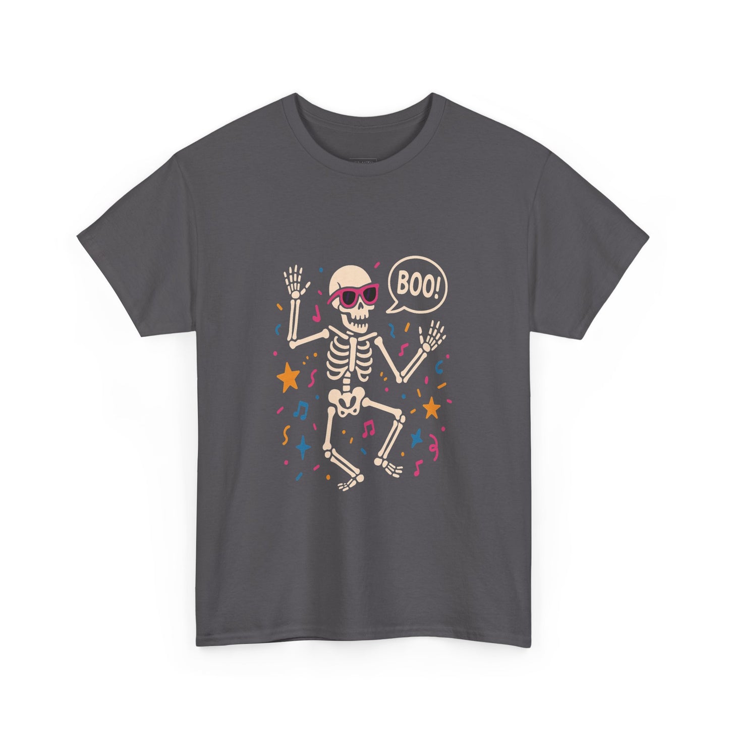 Halloween Skeleton Tee, Unisex Graphic Tee, Spooky Fun Shirt