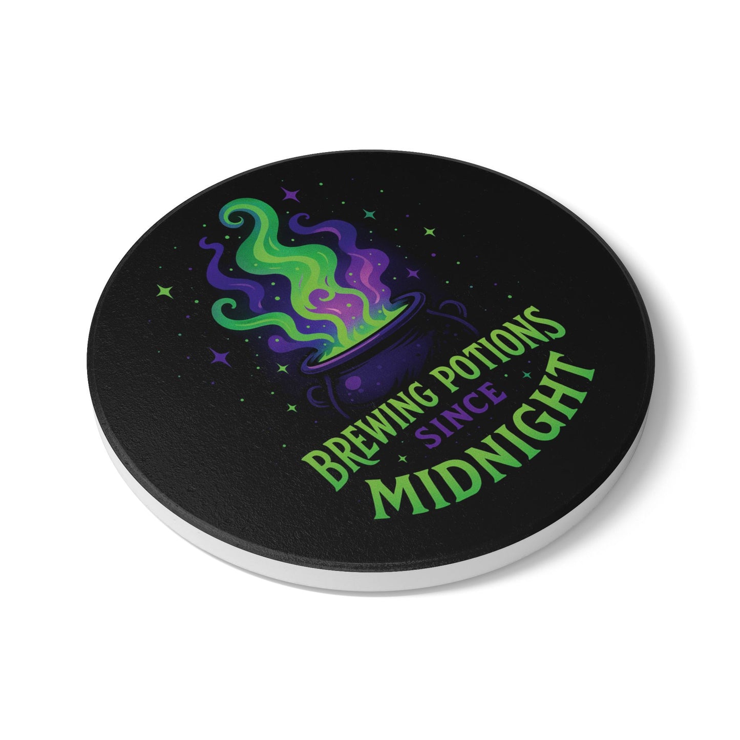 Brewing Potions Since Midnight, Ceramic Coaster