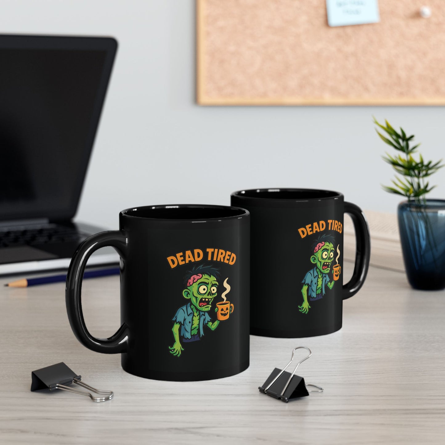 Zombie-Themed Coffee Mug, Halloween Decor