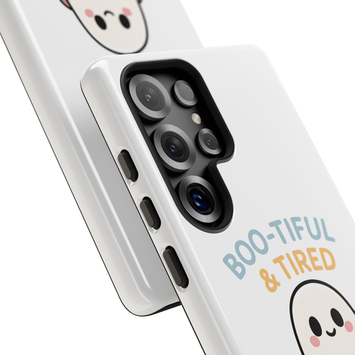 Boo-tiful & Tired Phone Case, Halloween-Themed Design