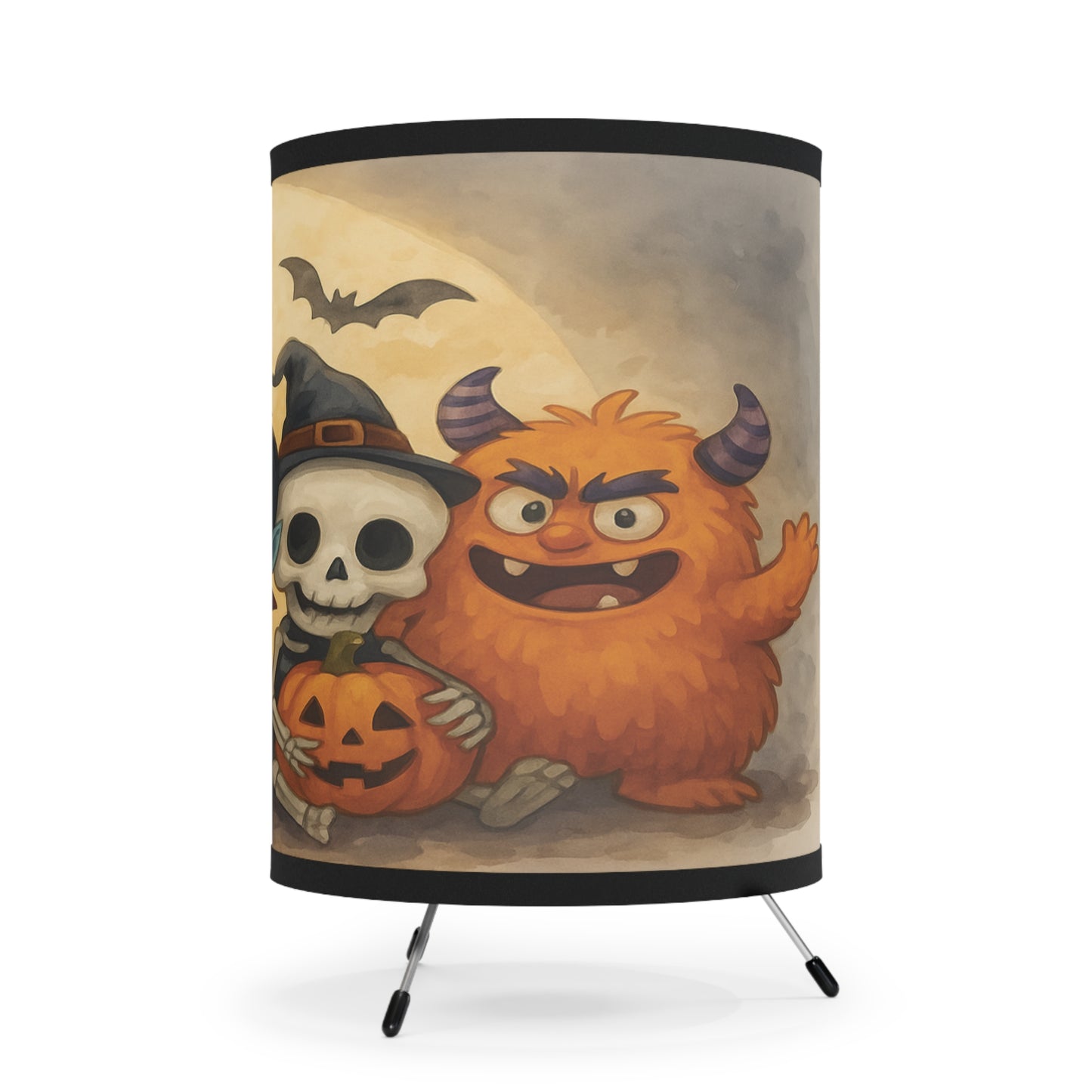 Halloween Tripod Lamp, Kids Room Decor