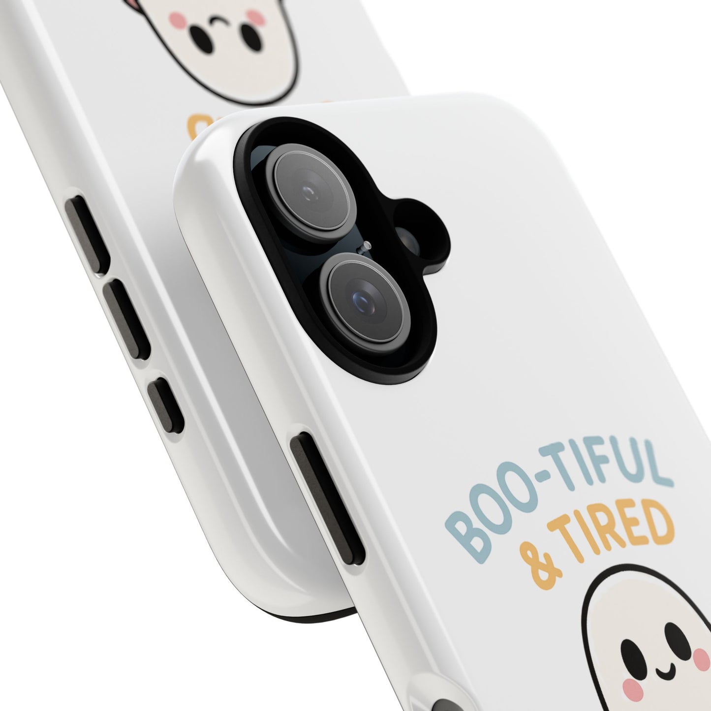 Boo-tiful & Tired Phone Case, Halloween-Themed Design