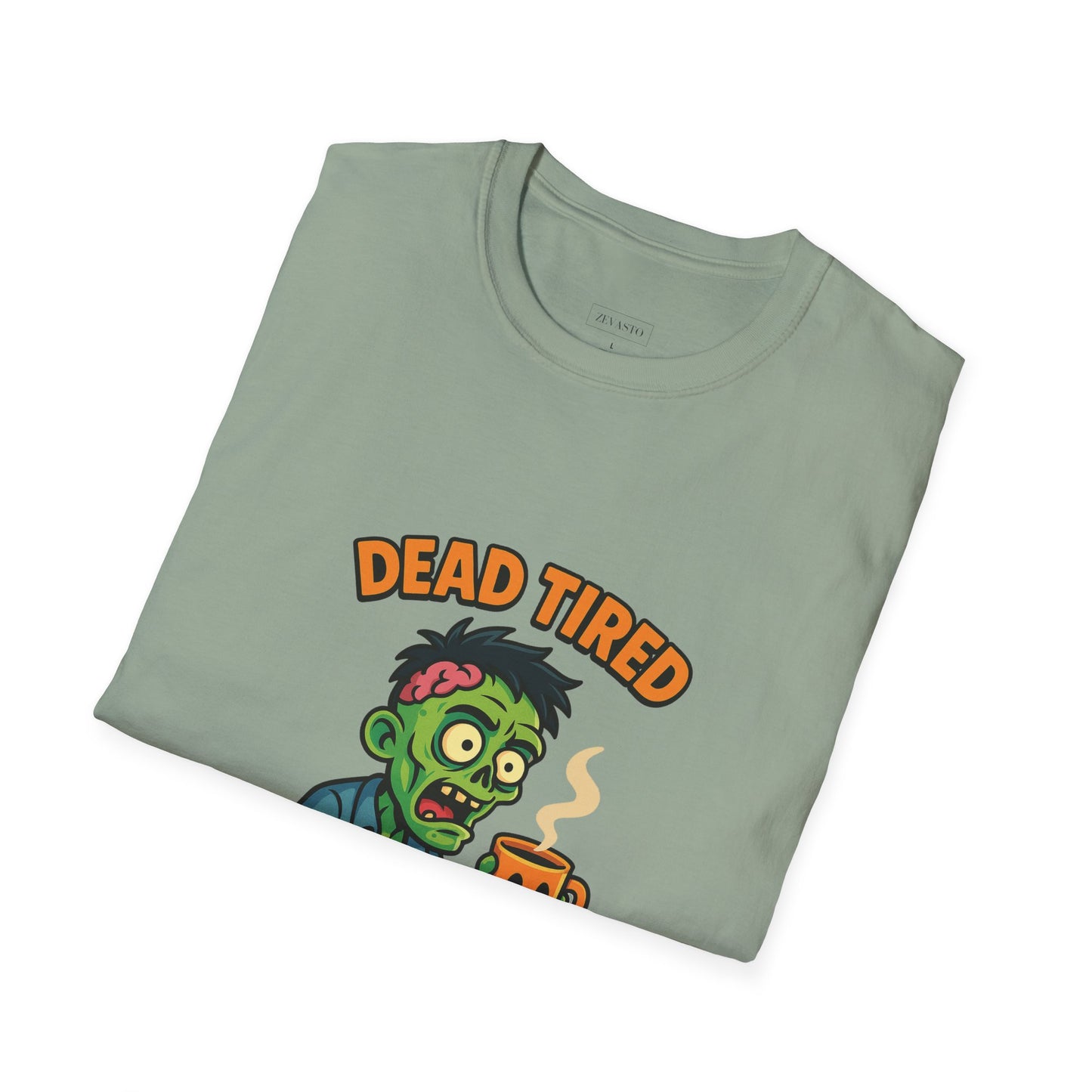 Dead Tired Zombie T-Shirt, Gifts for Halloween