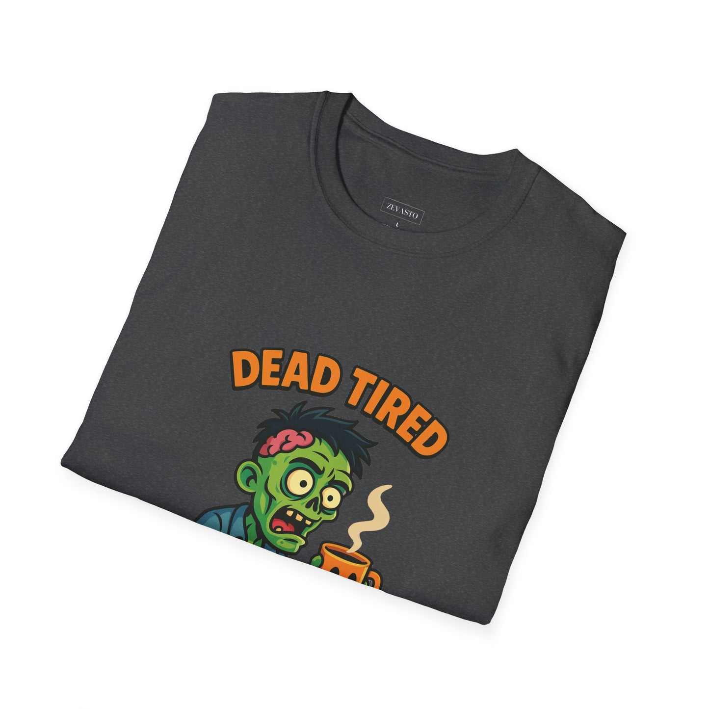 Dead Tired Zombie T-Shirt, Gifts for Halloween