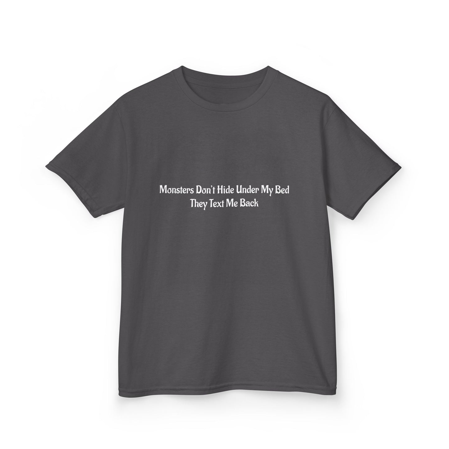 Funny Kids Monster Tee, Kids Heavy Cotton Shirt, Halloween T-Shirt