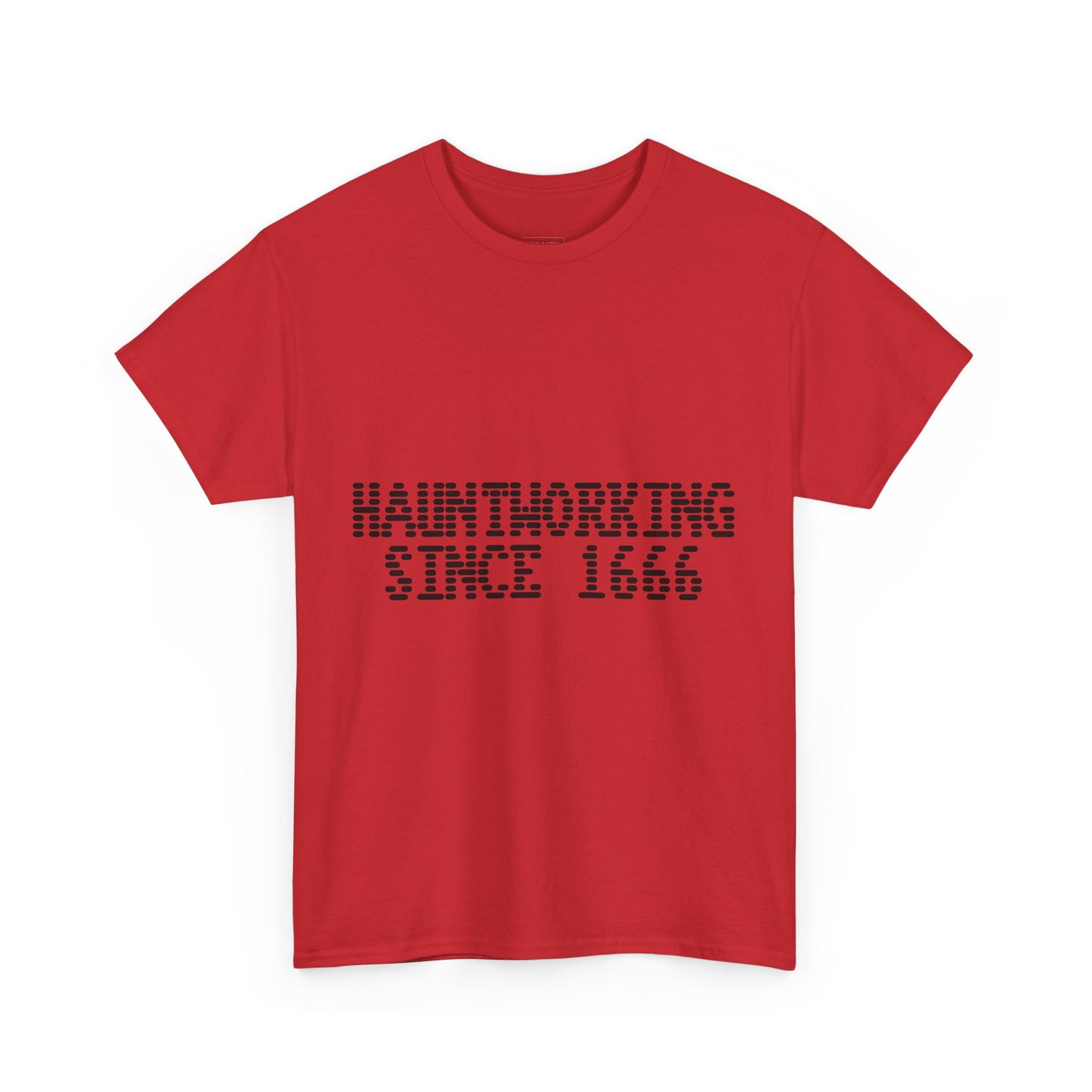 Hauntworking Since 1666-Cotton Tee, Halloween-Themed Tshirt