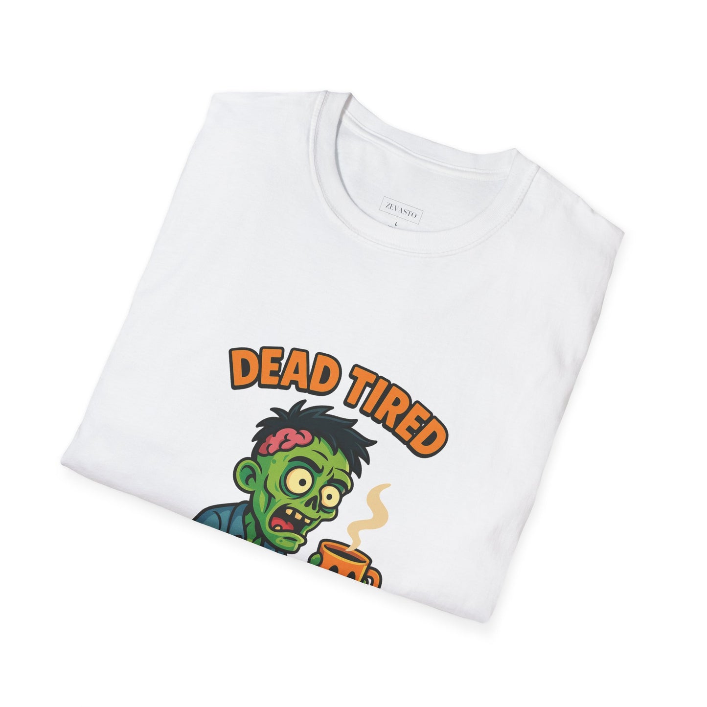 Dead Tired Zombie T-Shirt, Gifts for Halloween