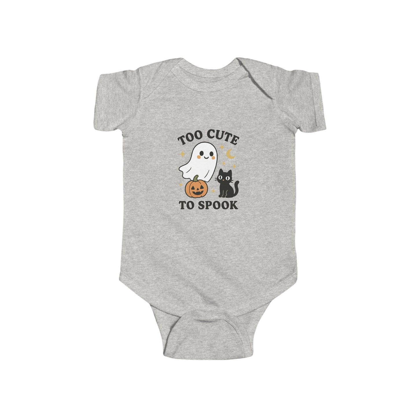 Halloween Infant Bodysuit - Too Cute to Spook, Baby Costume