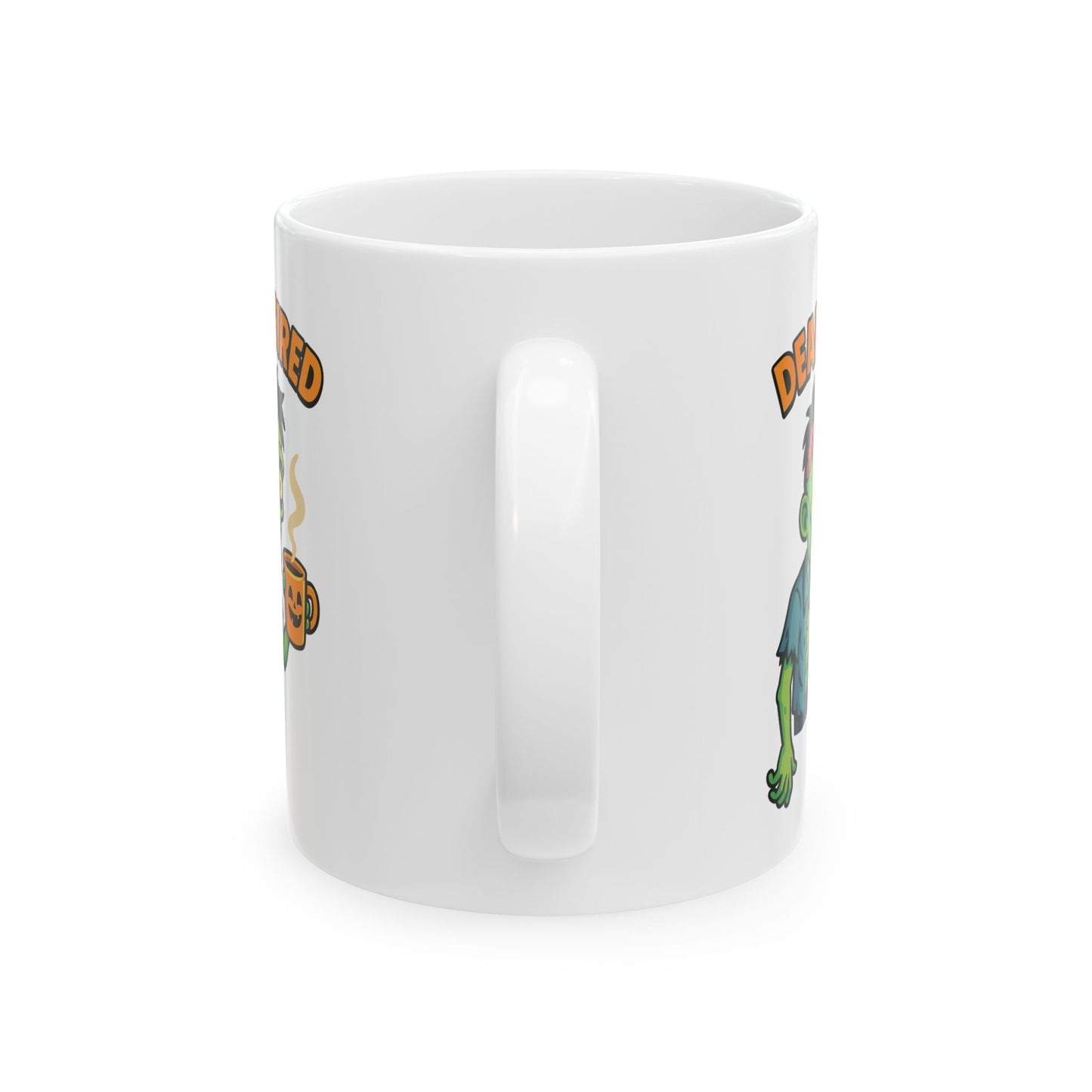 Funny Ceramic Mug, Zombie-Themed Halloween Decor