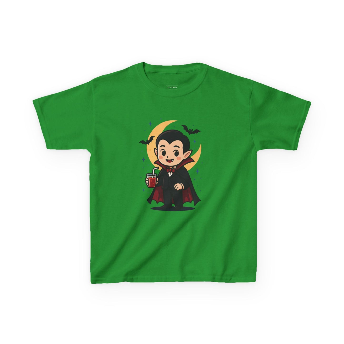 Kids Halloween T-Shirt, Cute Vampire Shirt, Halloween Costume Tee, Trick or Treat Shirt, Spooky Season Apparel