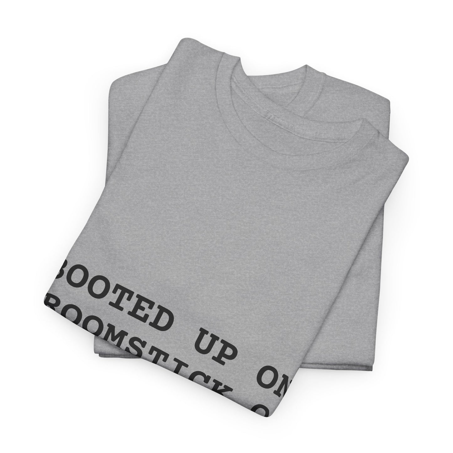 Broomstick OS Tee, Funny Graphic Tee for Tech Lovers, Unisex Cotton T-Shirt