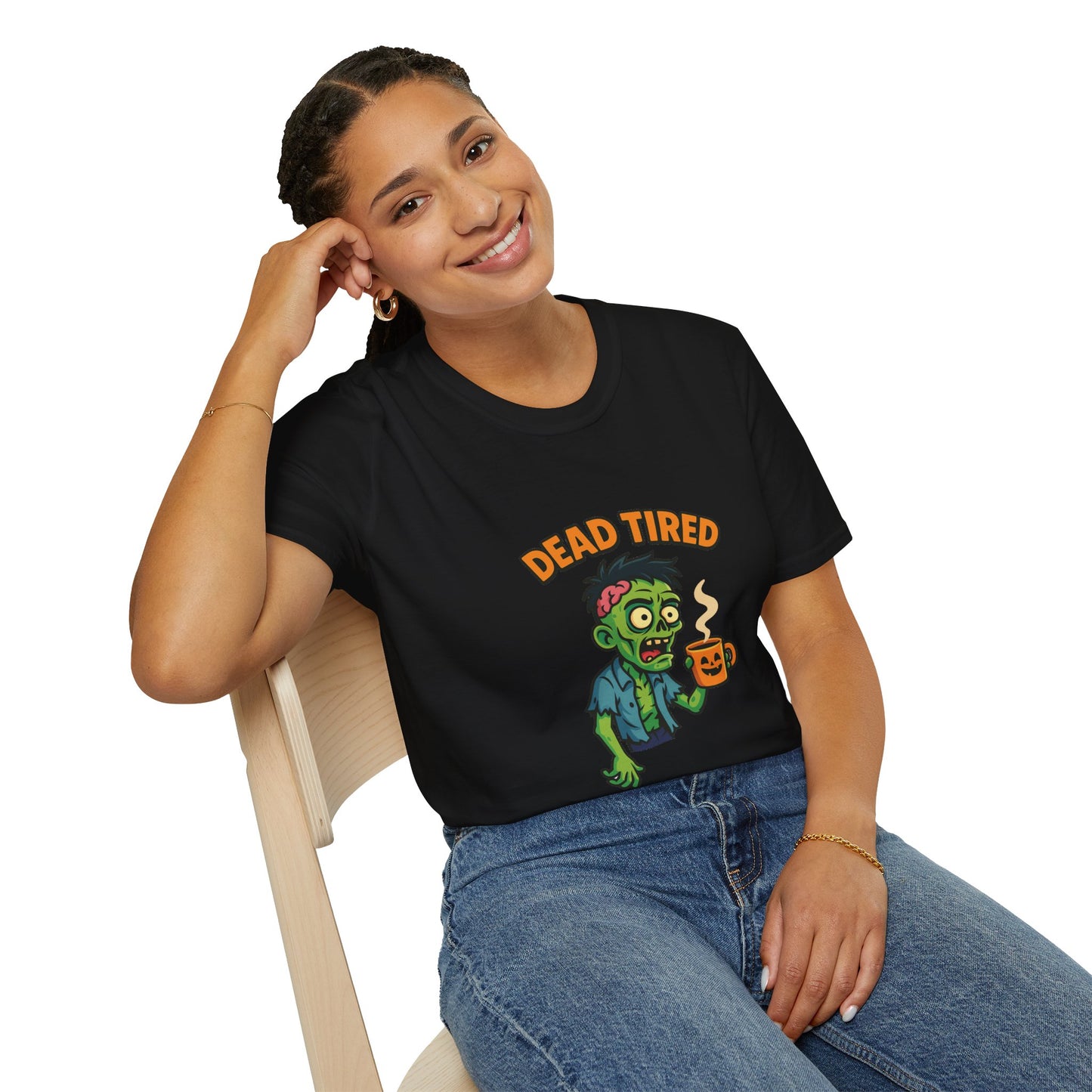 Dead Tired Zombie T-Shirt, Gifts for Halloween