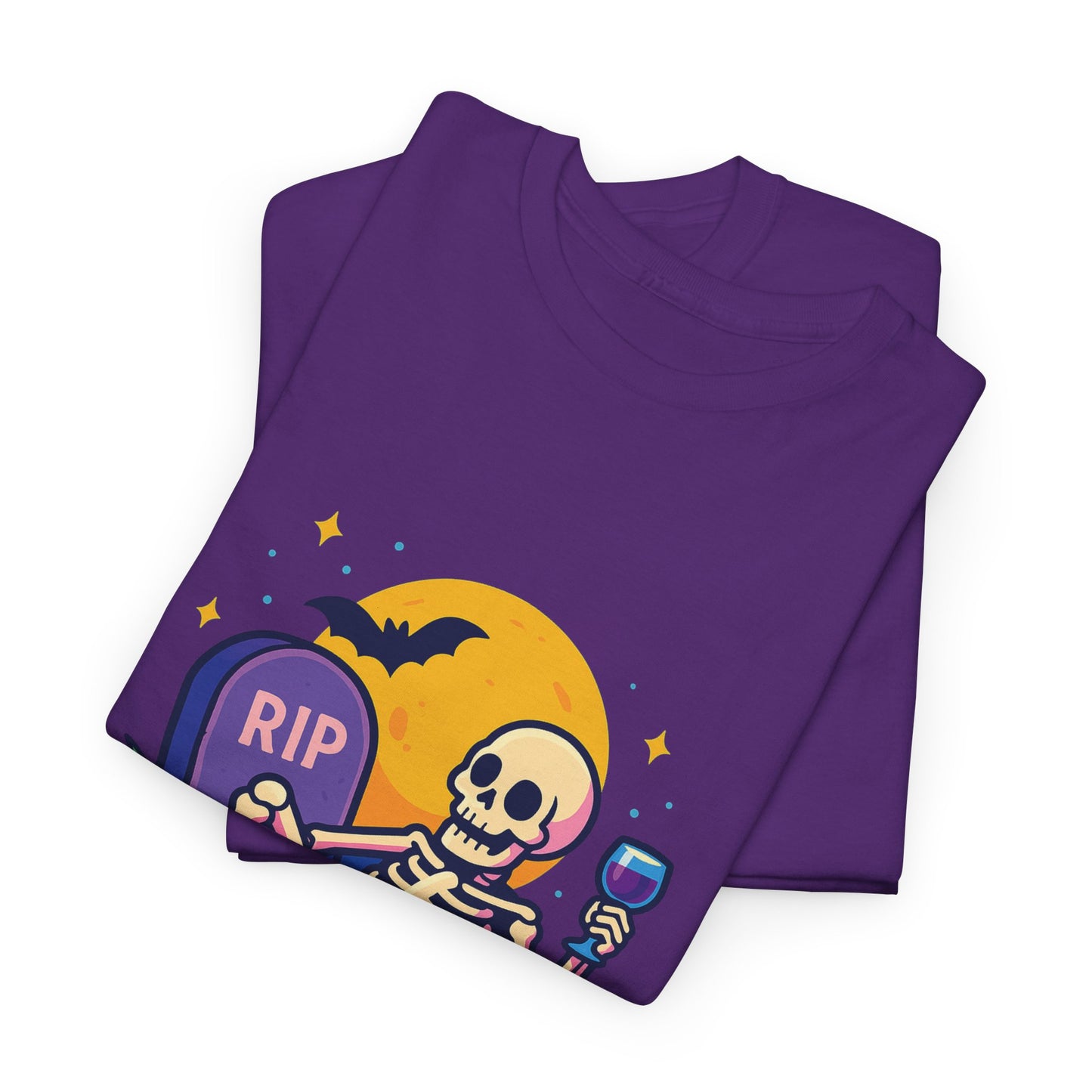 Skeleton Tee - Just Resting My Bones, Unisex Halloween Shirt