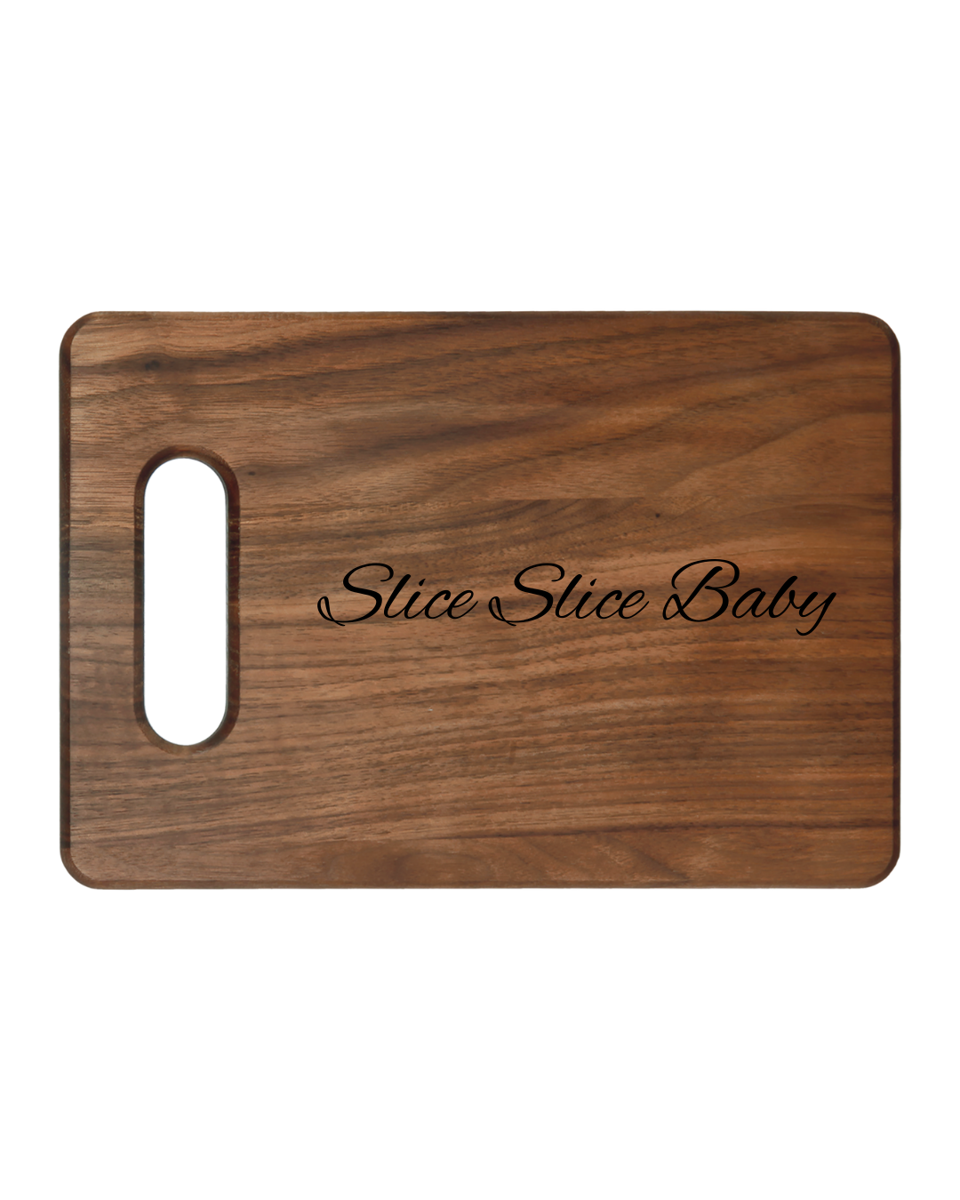 Personalized Wooden Cutting Board 'Slice Slice Baby' Engraving, Unique Kitchen Gift