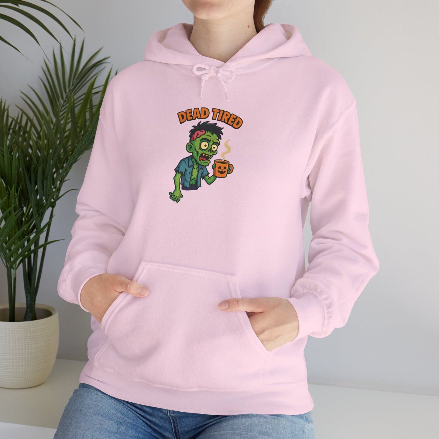 Zombie Themed Unisex Hoodie, Cozy Halloween Sweatshirt, Spooky Season Apparel