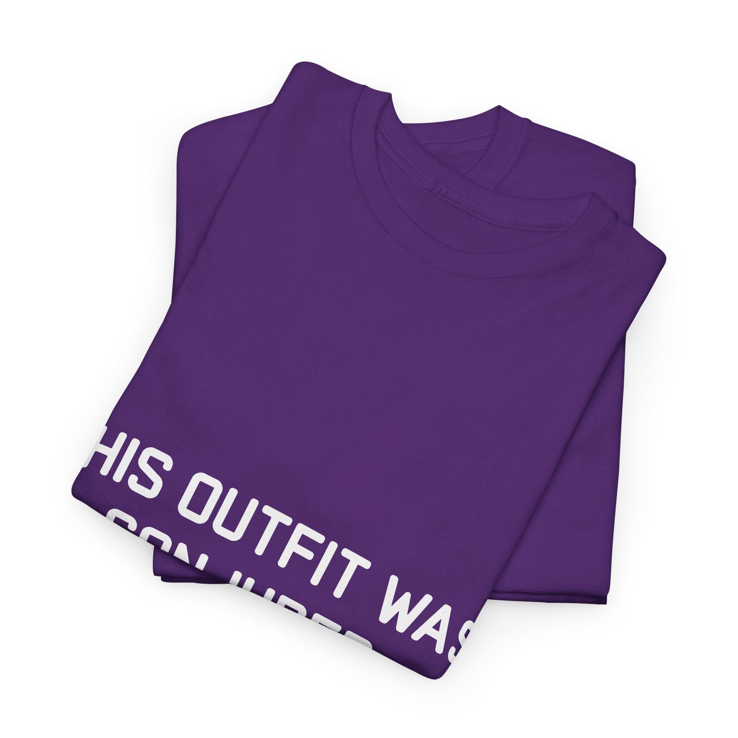 Unisex Heavy Cotton Tee - 'This Outfit Was Conjured, Not Chosen' - Funny Halloween T-shirt