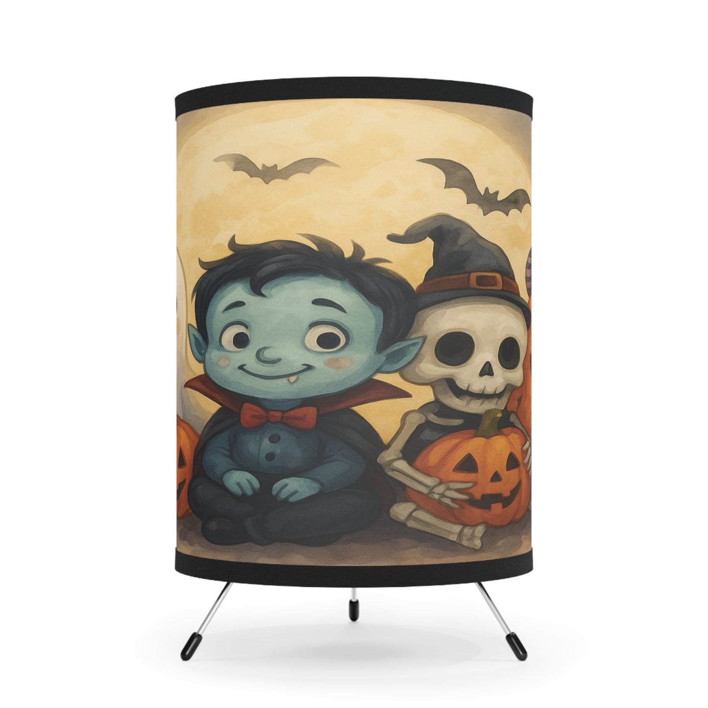Halloween Tripod Lamp, Kids Room Decor
