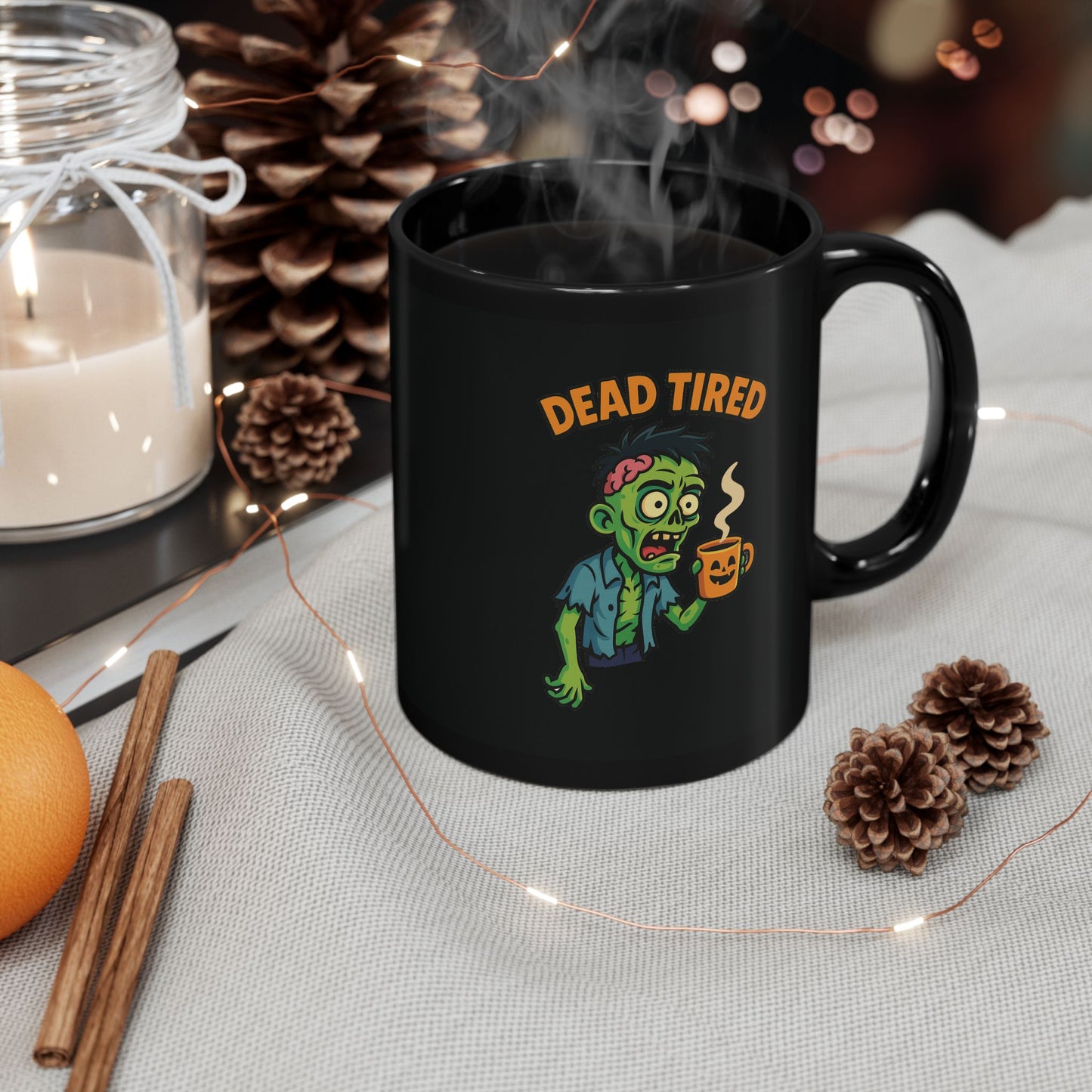 Zombie-Themed Coffee Mug, Halloween Decor