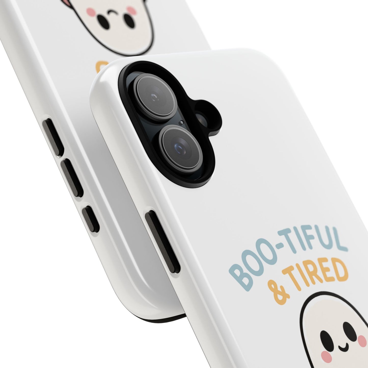 Boo-tiful & Tired Phone Case, Halloween-Themed Design