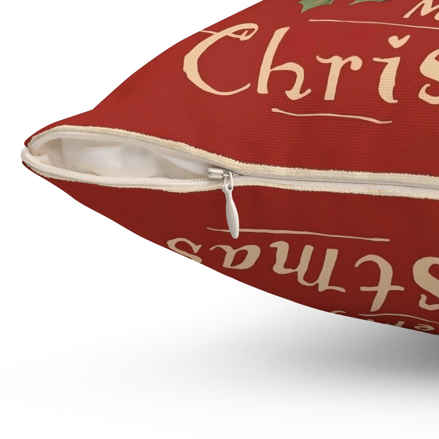 Christmas Goose Holiday Pillow – "Merry Christmas" Festive Throw Cushion