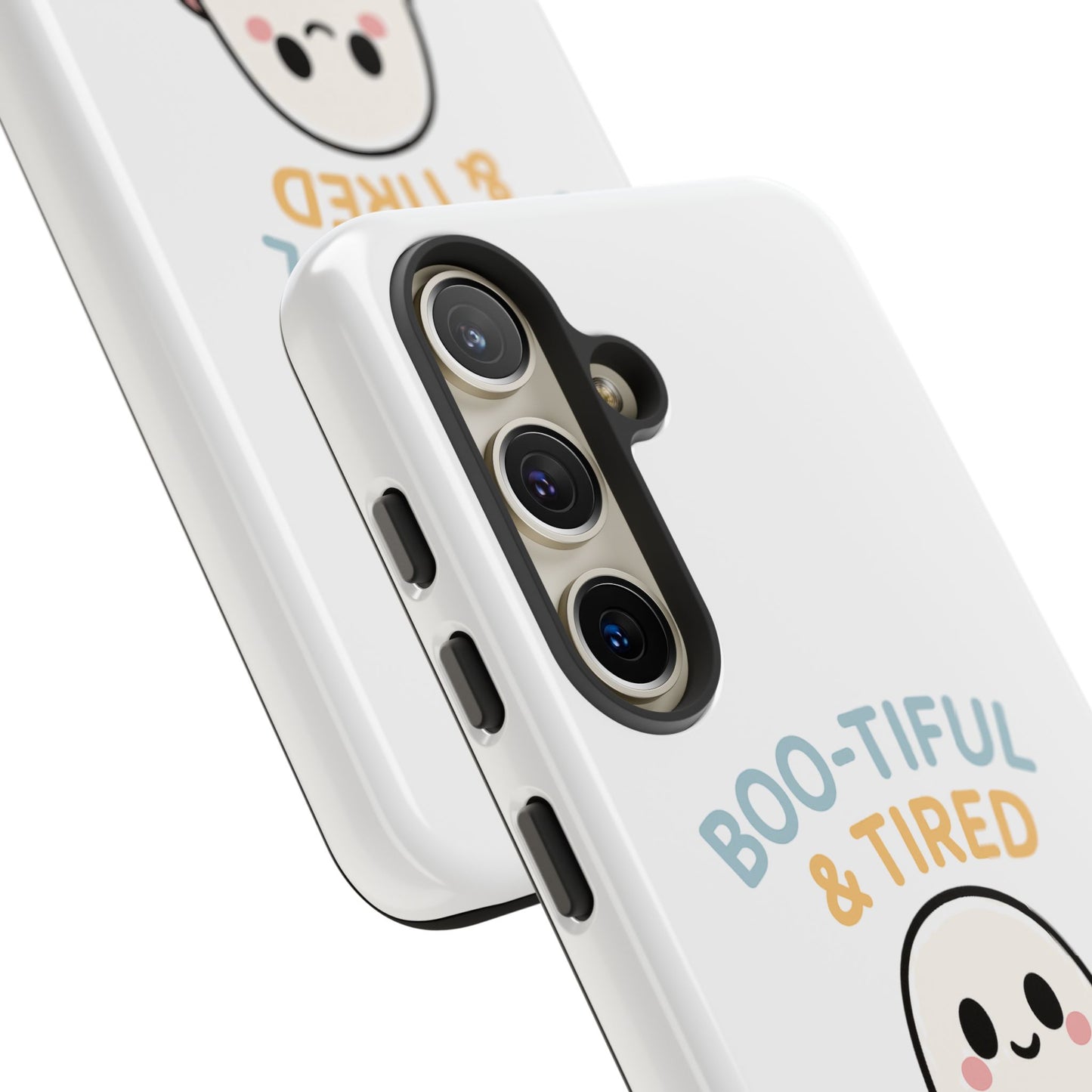 Boo-tiful & Tired Phone Case, Halloween-Themed Design