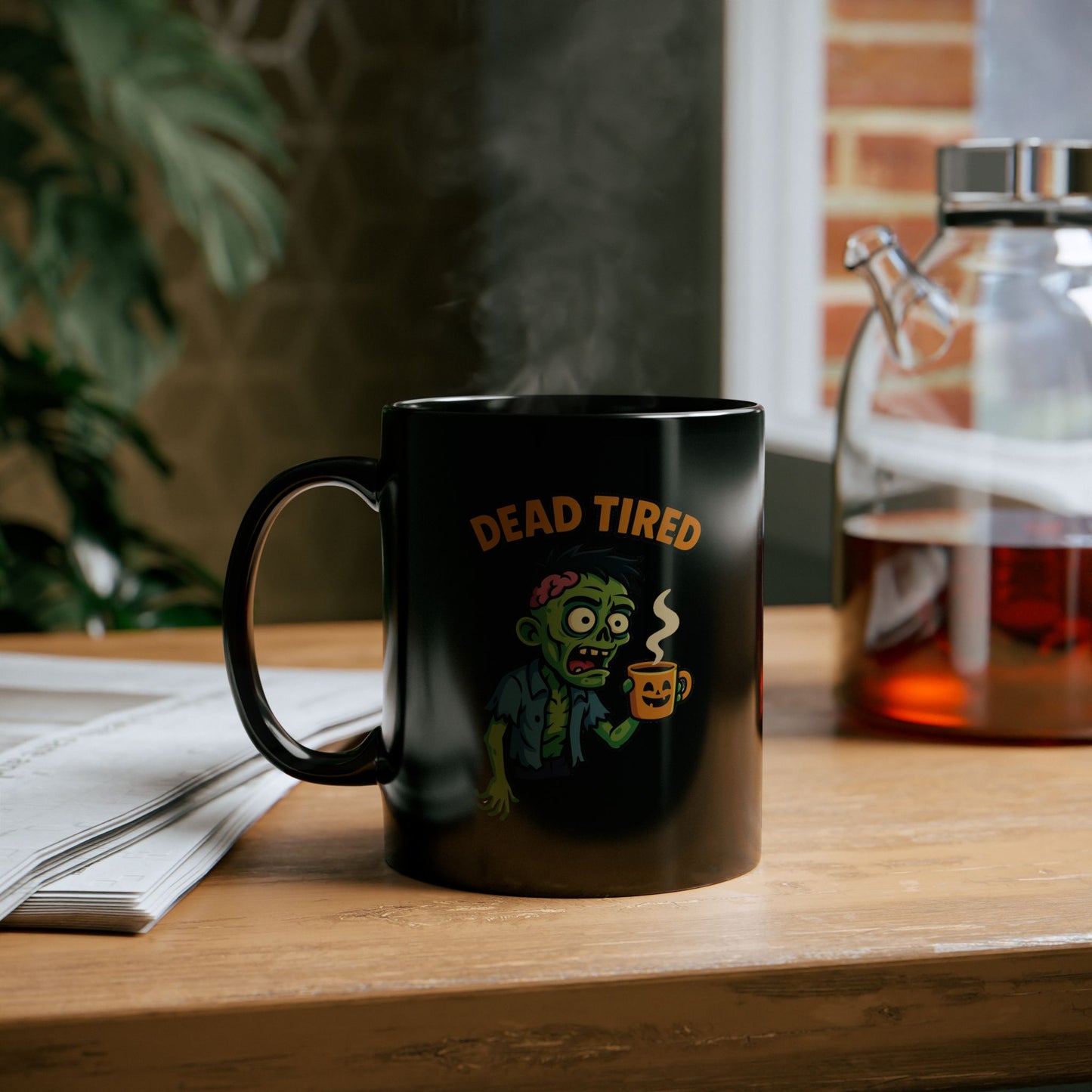 Zombie-Themed Coffee Mug, Halloween Decor