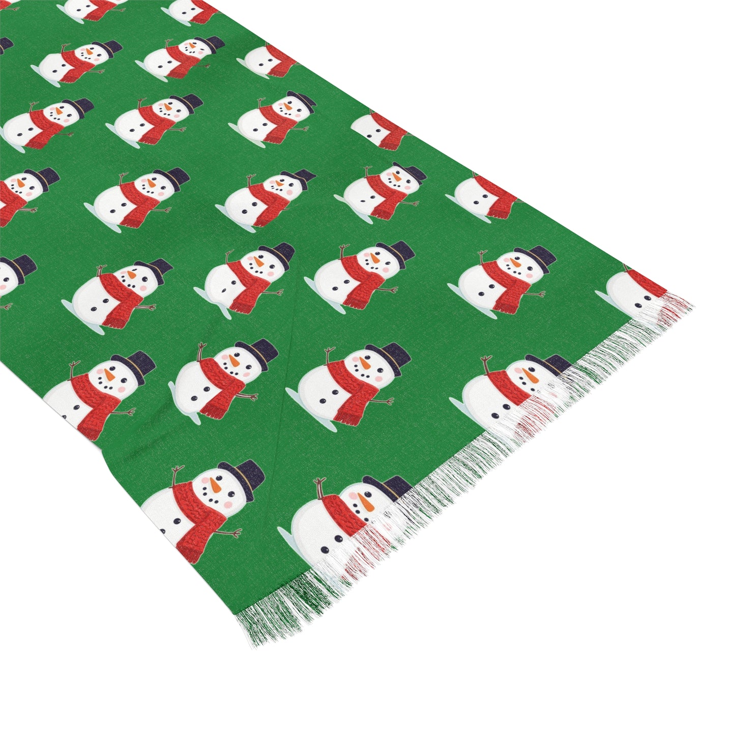 Snowman Scarf, Winter Accessory, Holiday Gift, Cozy Fashion, Christmas, Seasonal Wear