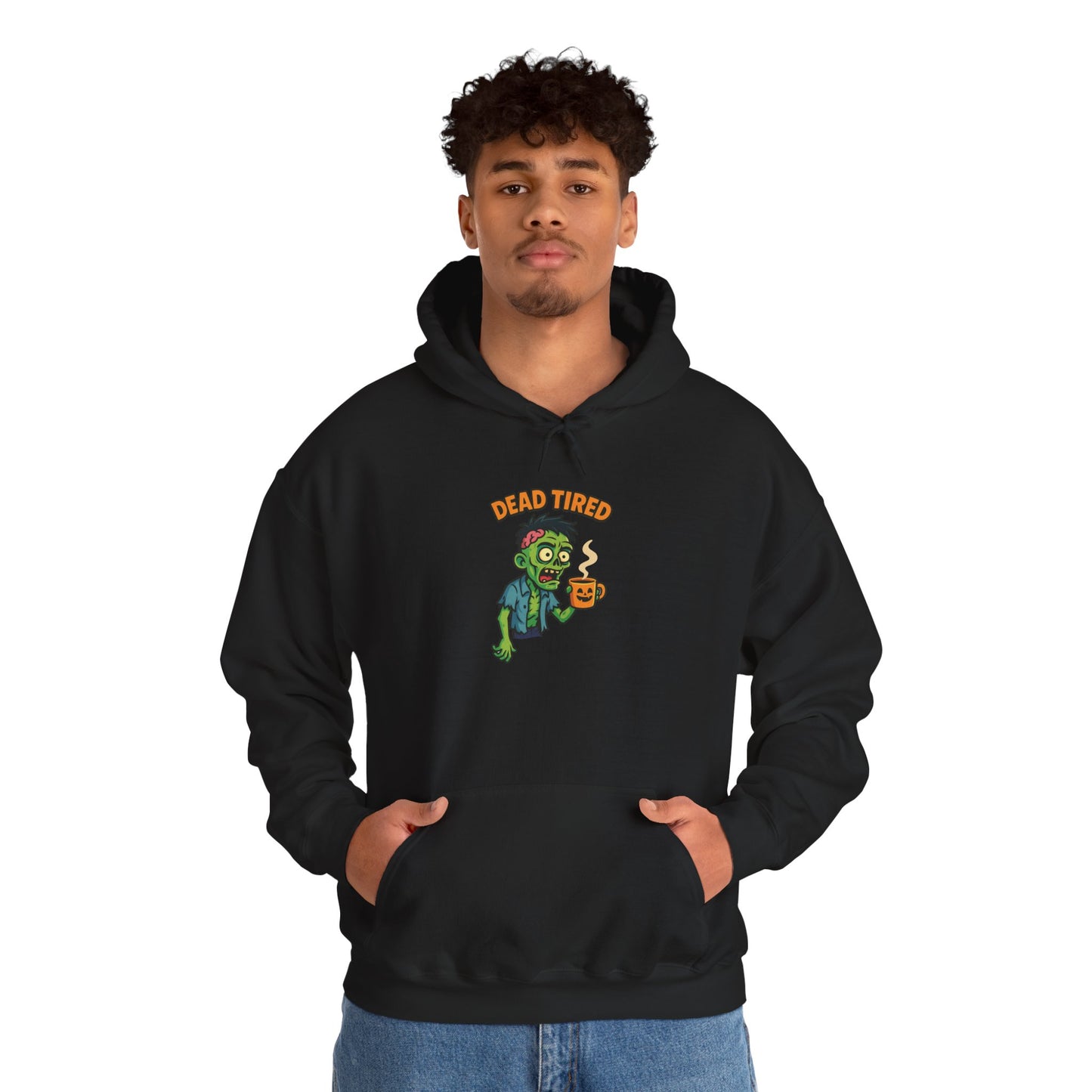 Zombie Themed Unisex Hoodie, Cozy Halloween Sweatshirt, Spooky Season Apparel