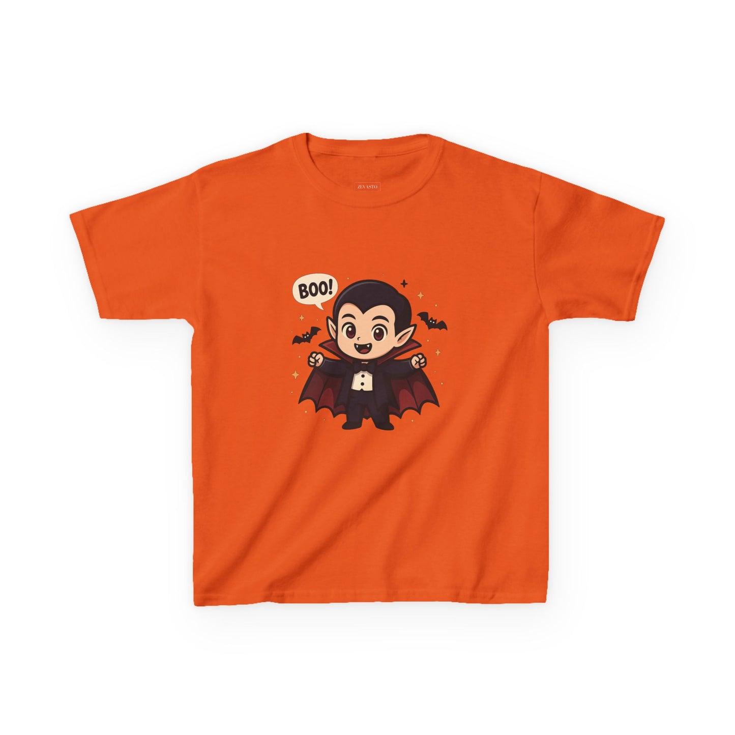 Cute Halloween Kids Tee, Spooky Costume Top, Kids Vampire Shirt, Halloween Party Apparel, Boo Design Tee
