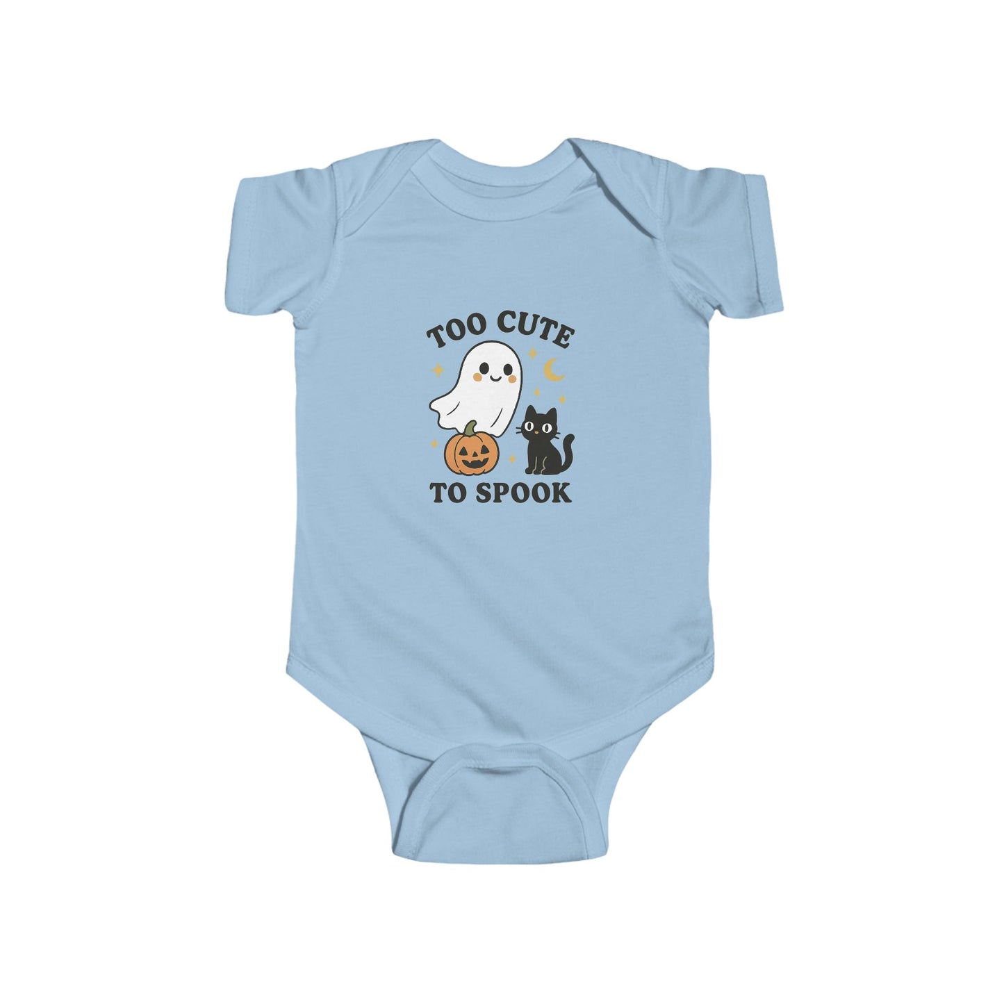 Halloween Infant Bodysuit - Too Cute to Spook, Baby Costume