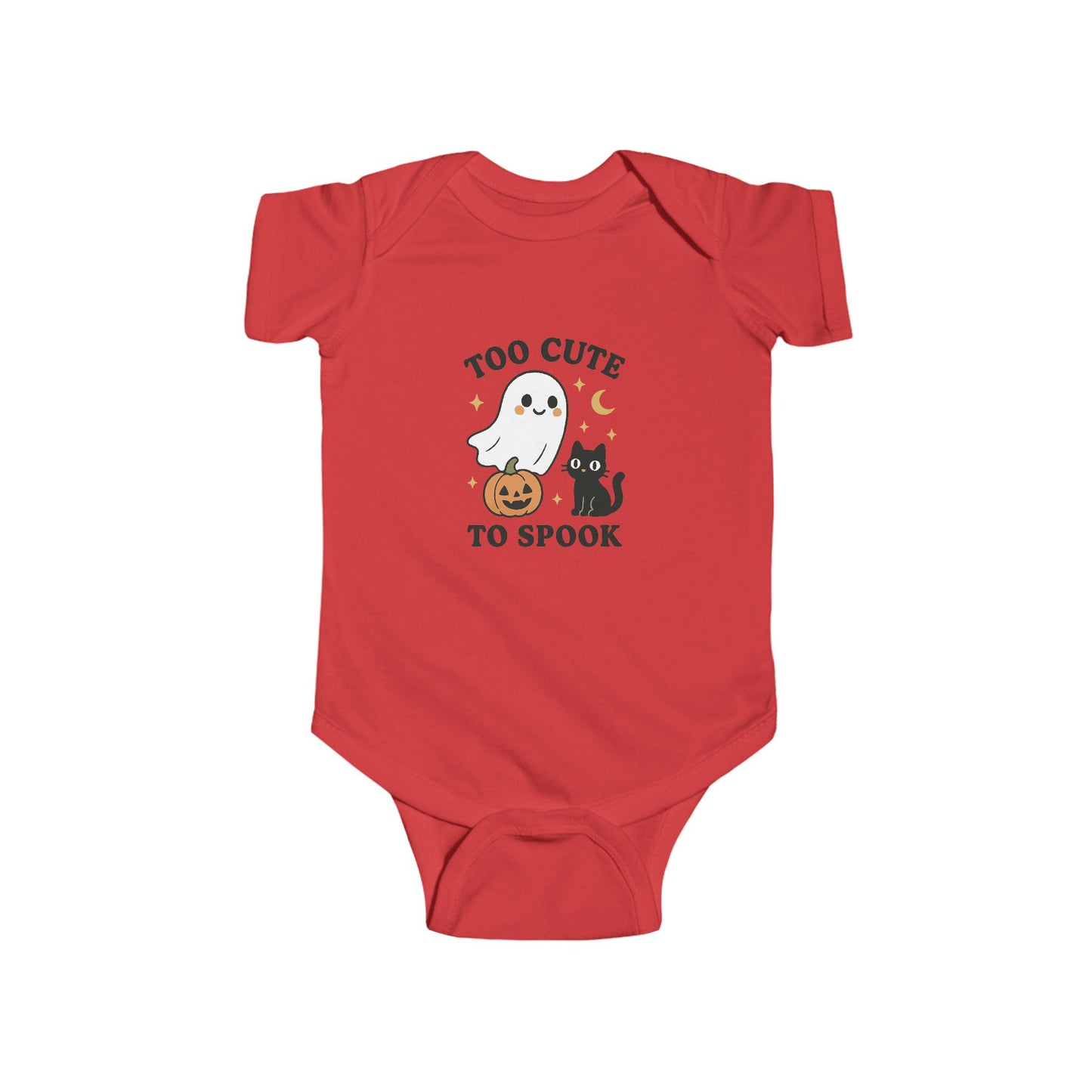 Halloween Infant Bodysuit - Too Cute to Spook, Baby Costume