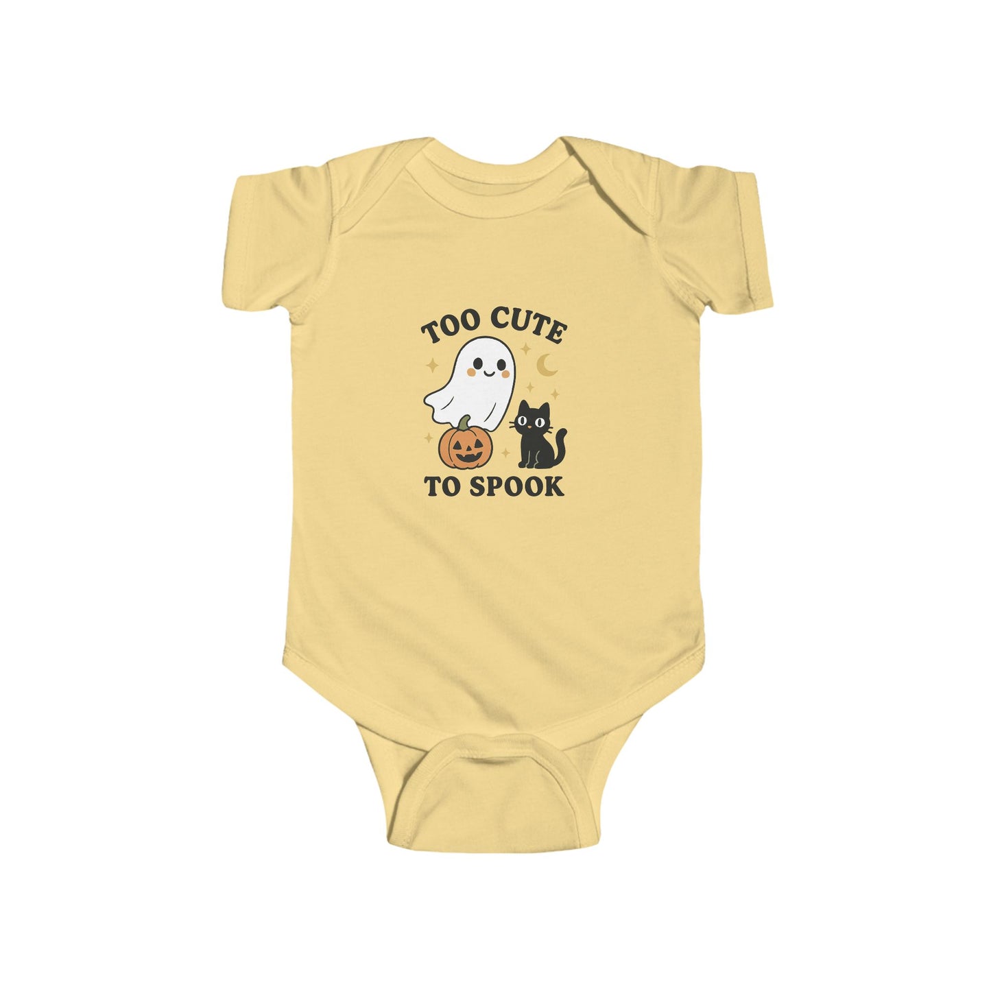 Halloween Infant Bodysuit - Too Cute to Spook, Baby Costume