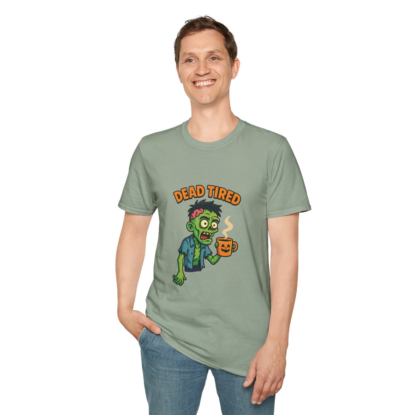 Dead Tired Zombie T-Shirt, Gifts for Halloween