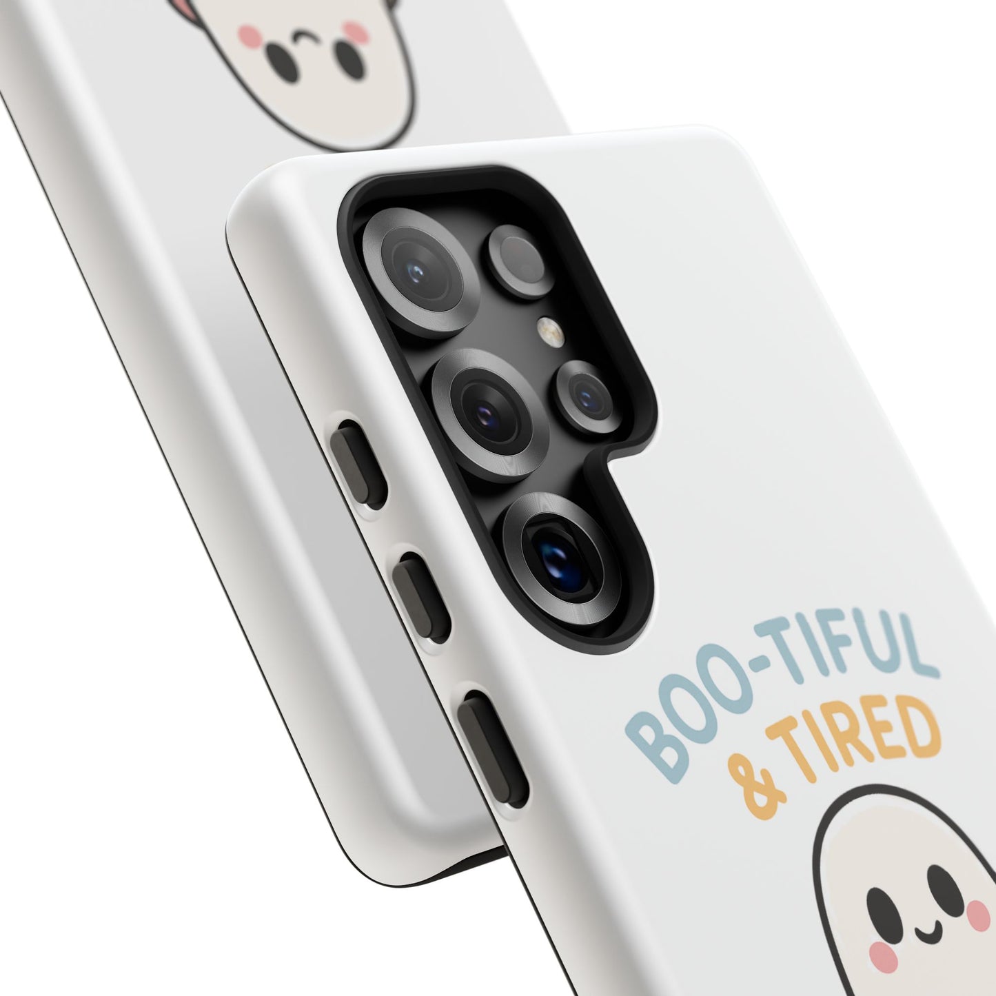Boo-tiful & Tired Phone Case, Halloween-Themed Design