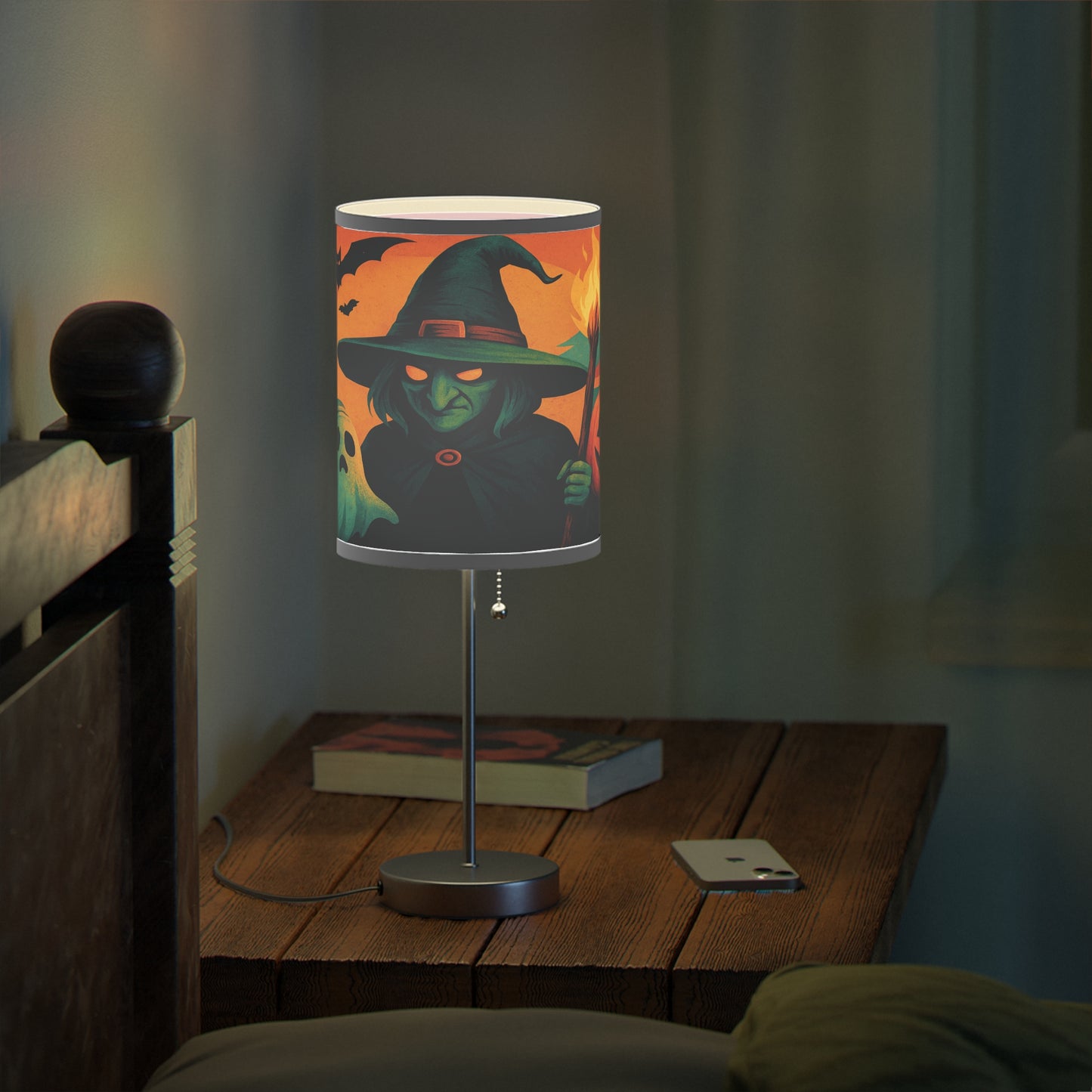 Halloween Themed Table Lamp, Spooky Decor for Home