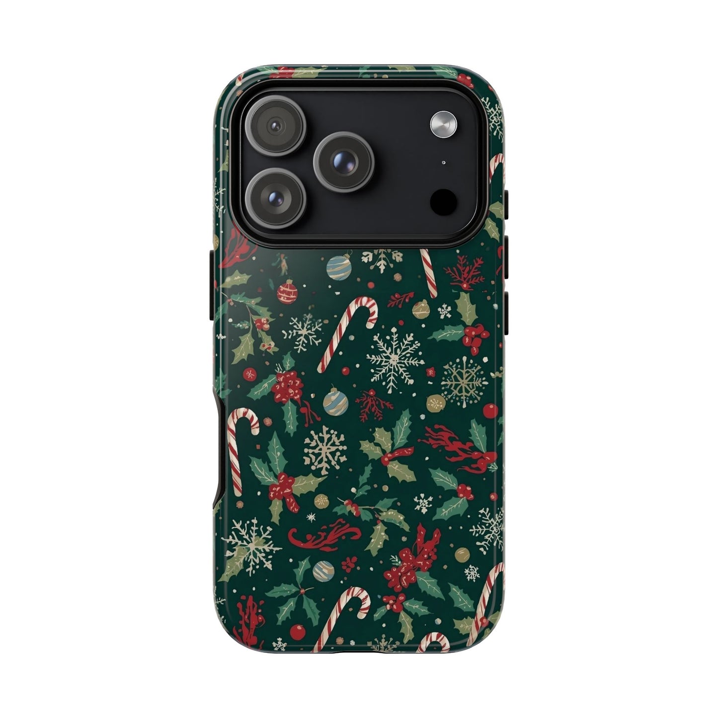 Christmas Phone Case, Festive Phone Case with Holiday Patterns for Iphone 17, 16, 15, 14, 13, 12, 11 & Samsung