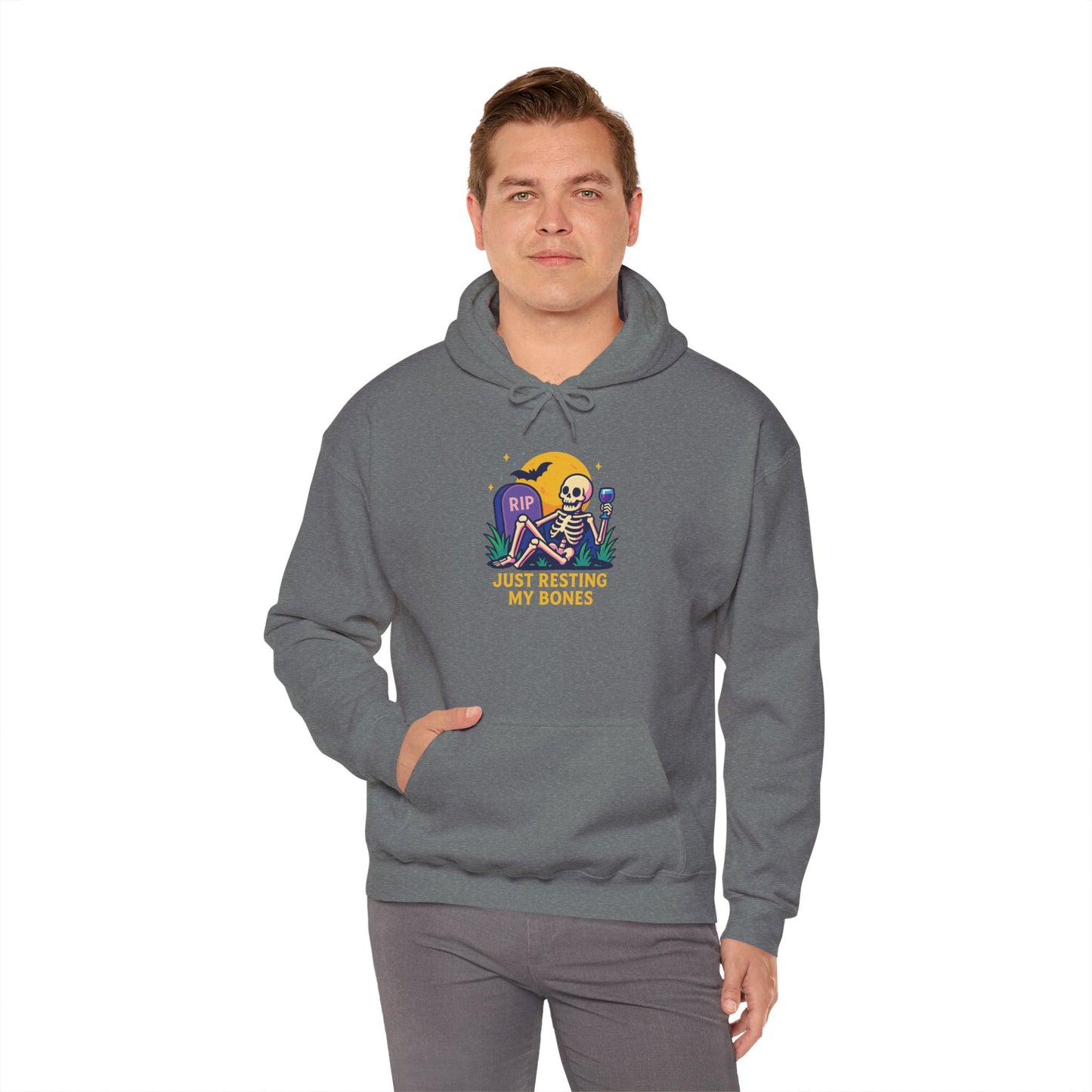 Halloween Skeleton Hoodie, Cozy Unisex Sweatshirt