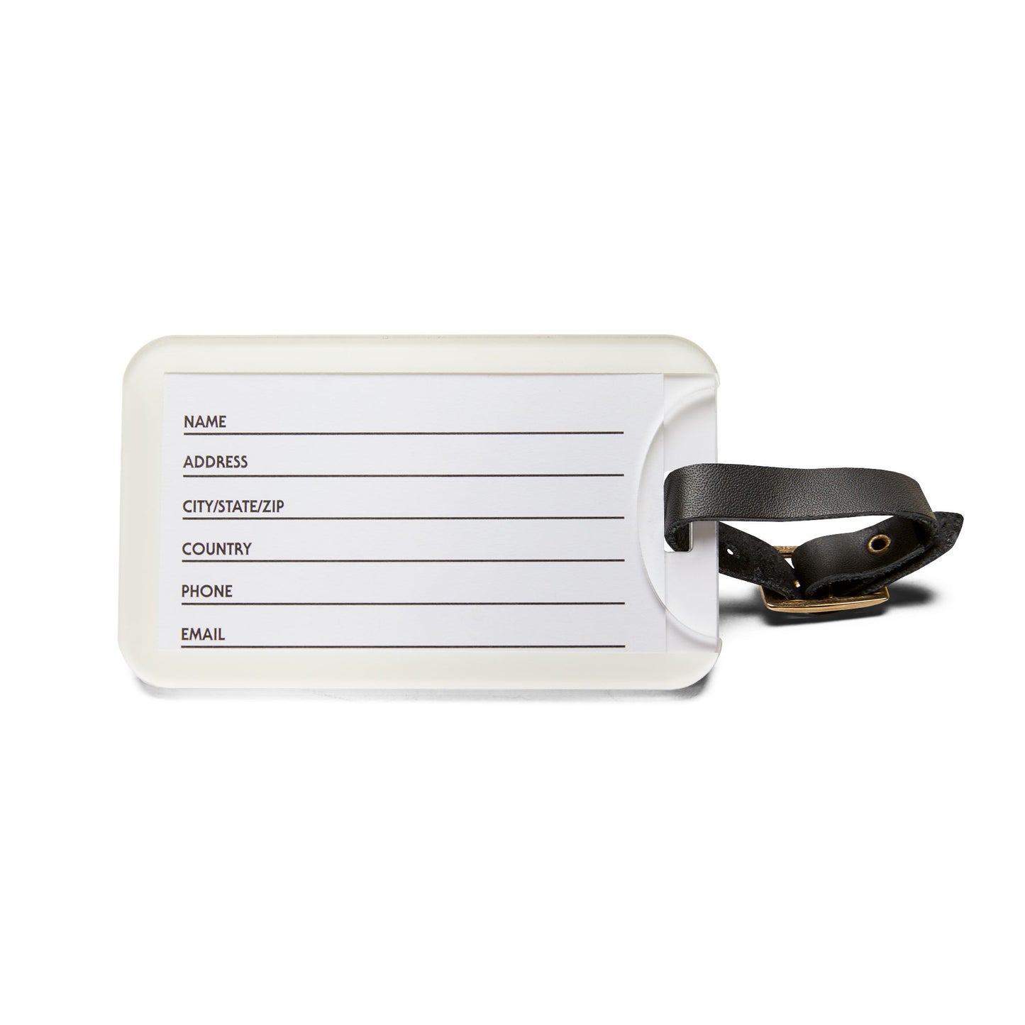 Personalized Cat Traveler Luggage Tag — Custom Name Travel Tag