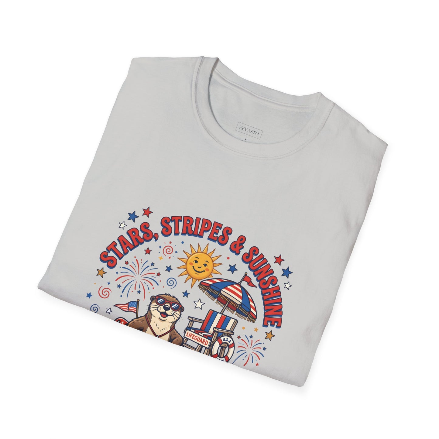 Stars, Stripes & Sunshine T-Shirt — Patriotic 1776–2026 Summer Tee, 4th of July Shirt