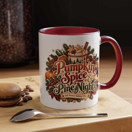 Pumpkin Spice & Pine Nights Coffee Mug