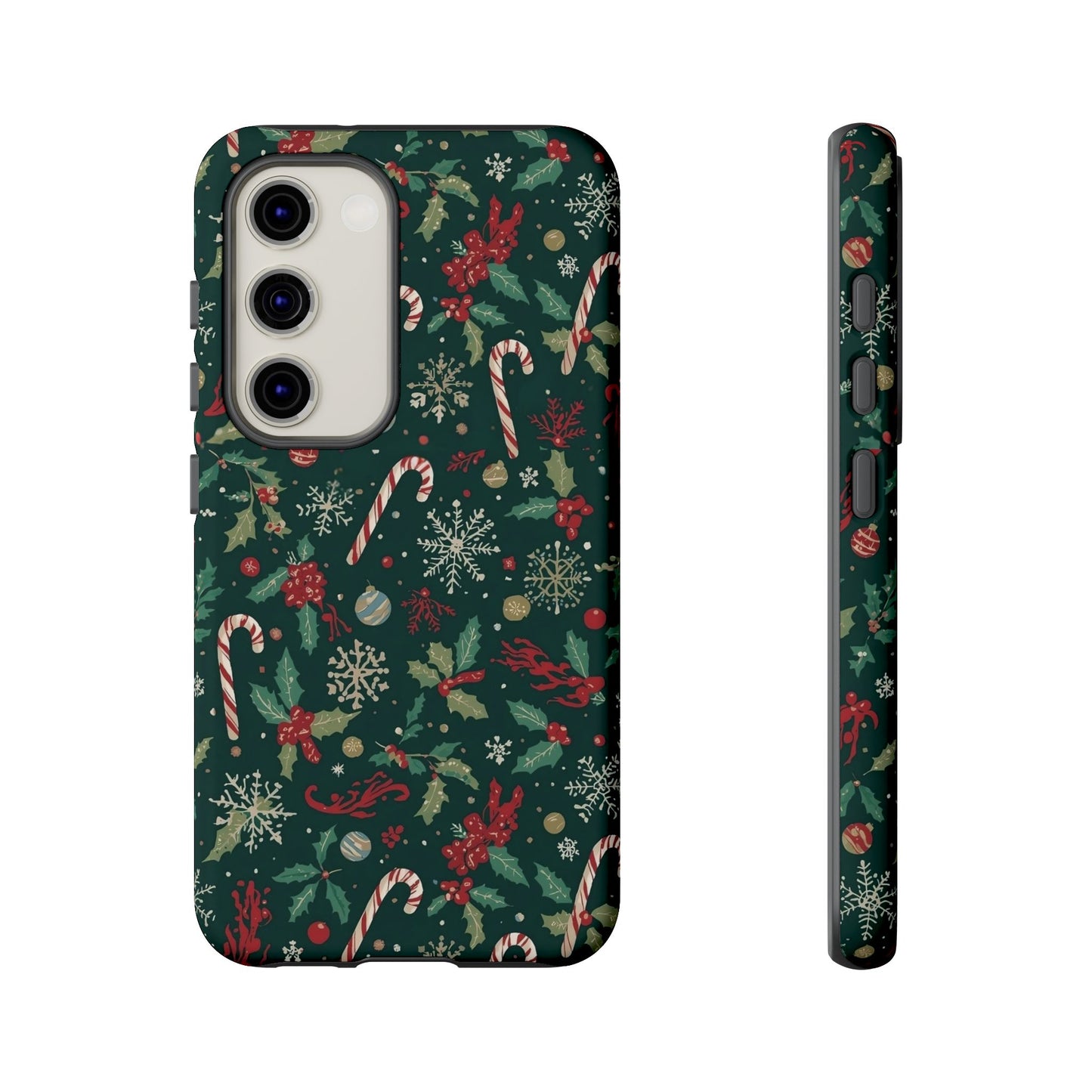 Christmas Phone Case, Festive Phone Case with Holiday Patterns for Iphone 17, 16, 15, 14, 13, 12, 11 & Samsung