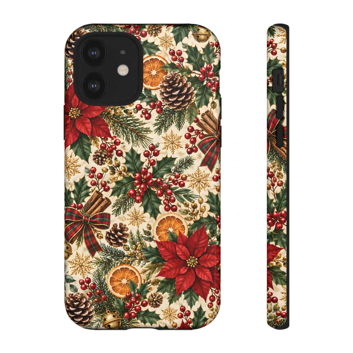 Christmas Floral Tough Phone Case